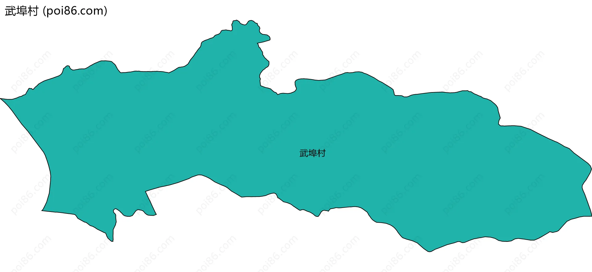 武埠村边界地图