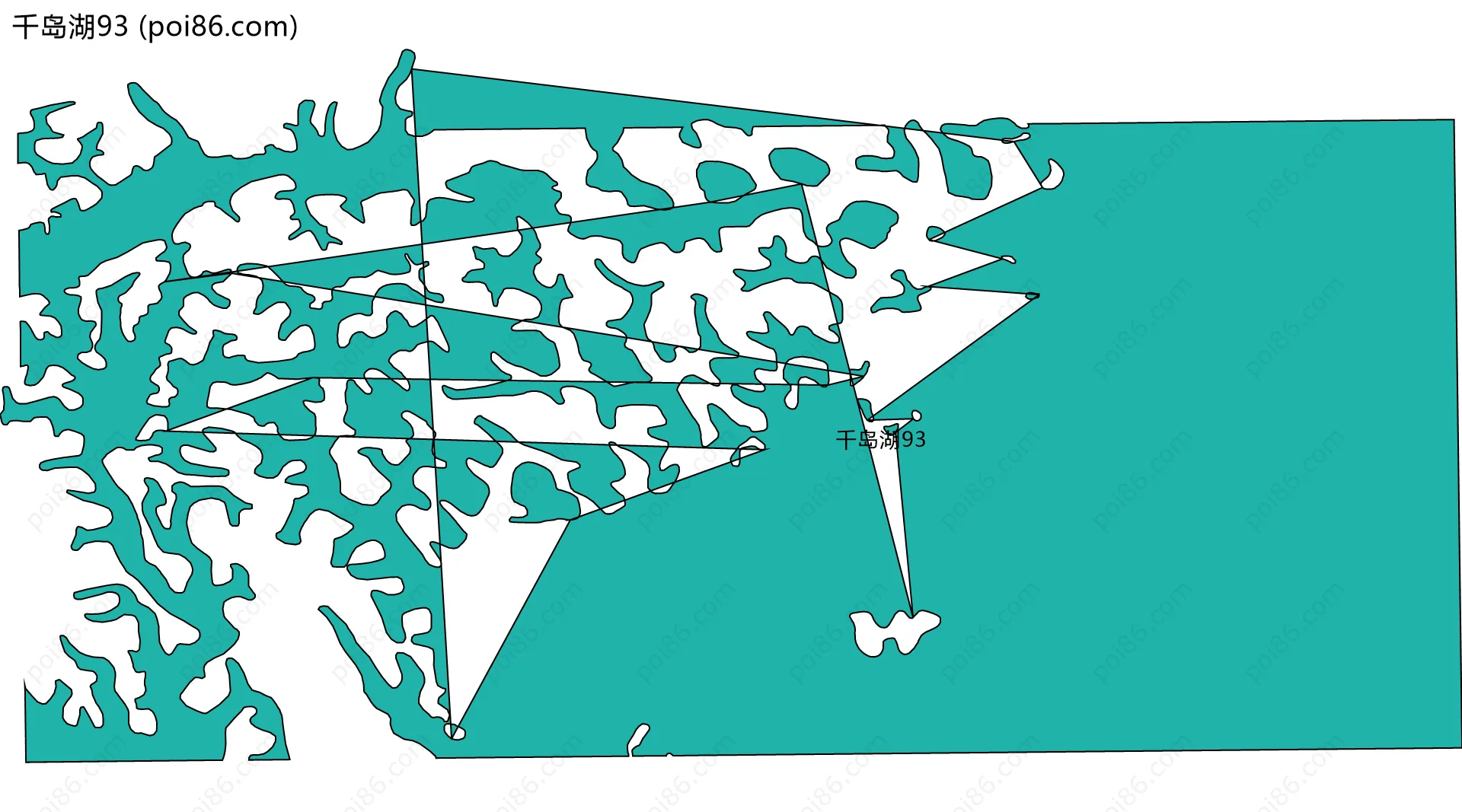 千岛湖93边界地图