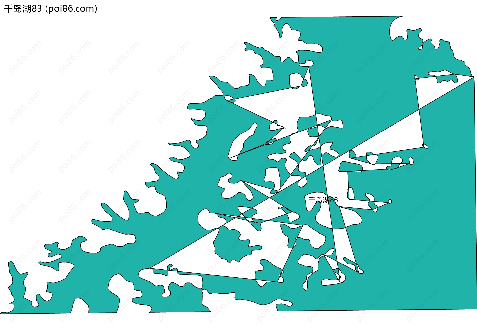 千岛湖83边界地图