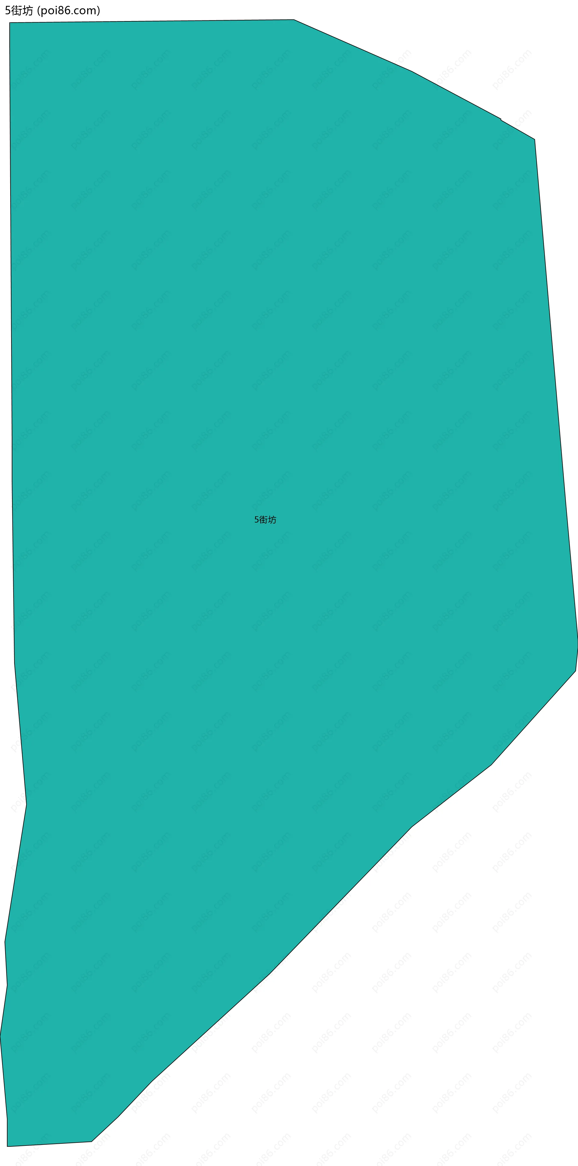 5街坊边界地图