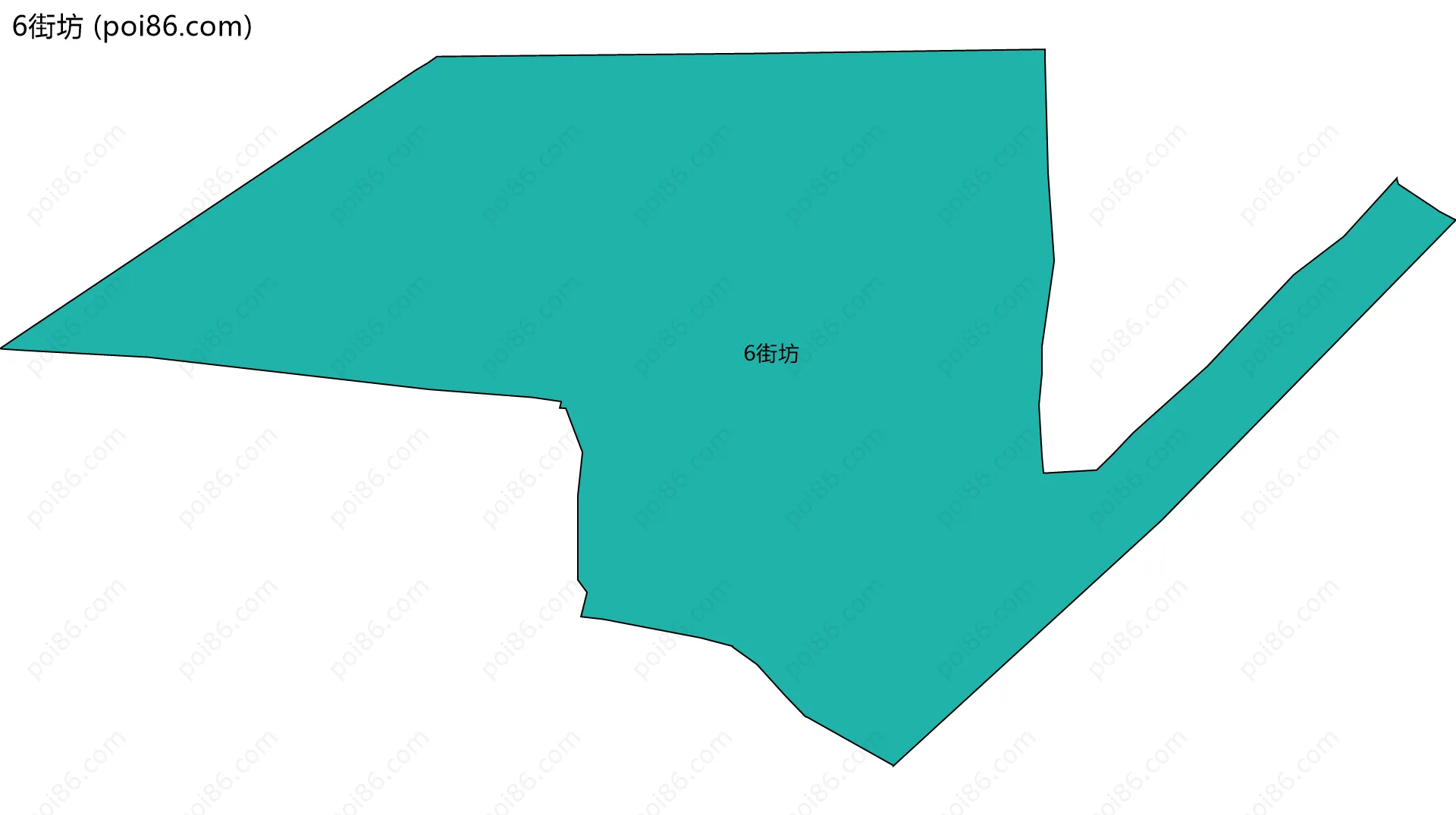 6街坊边界地图