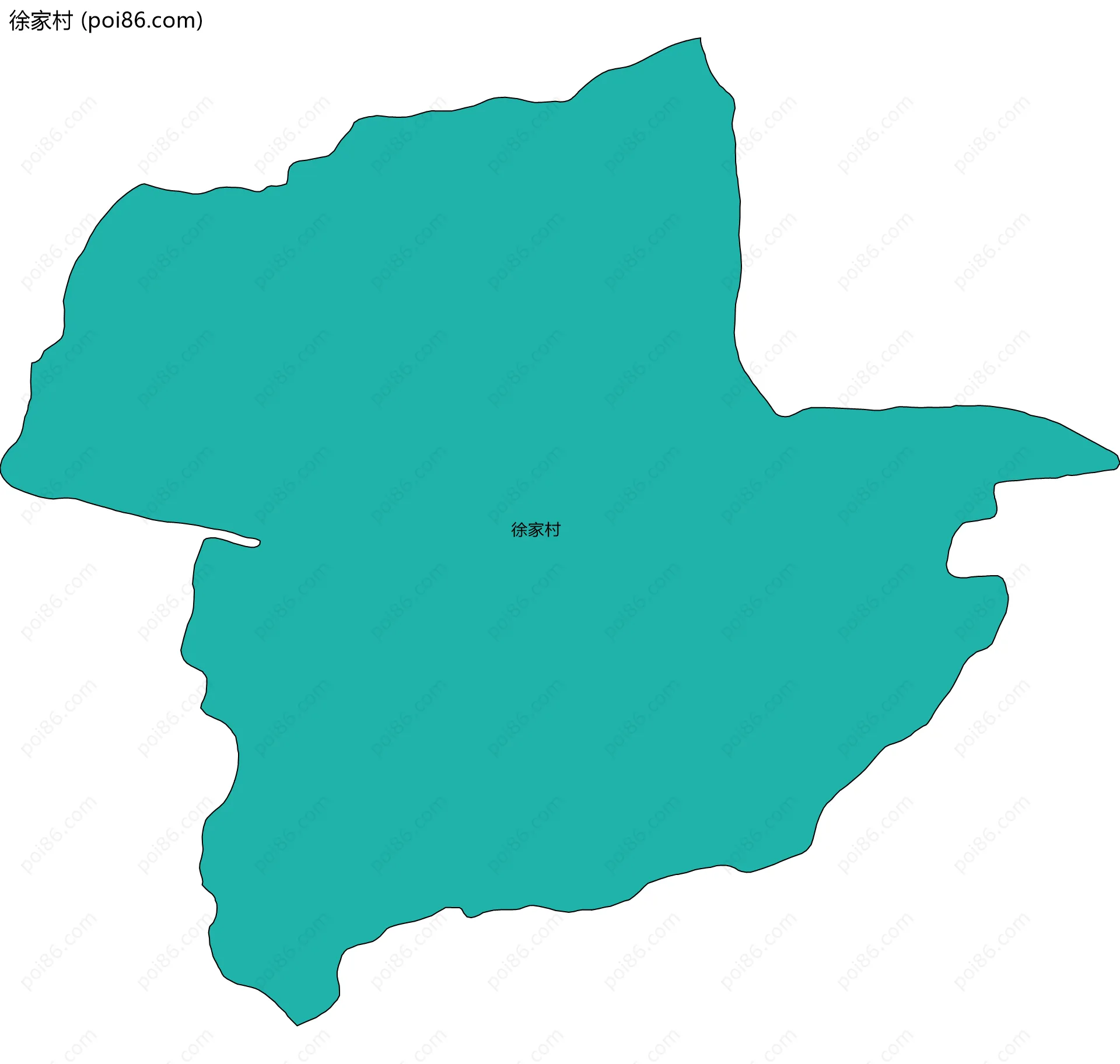 徐家村边界地图