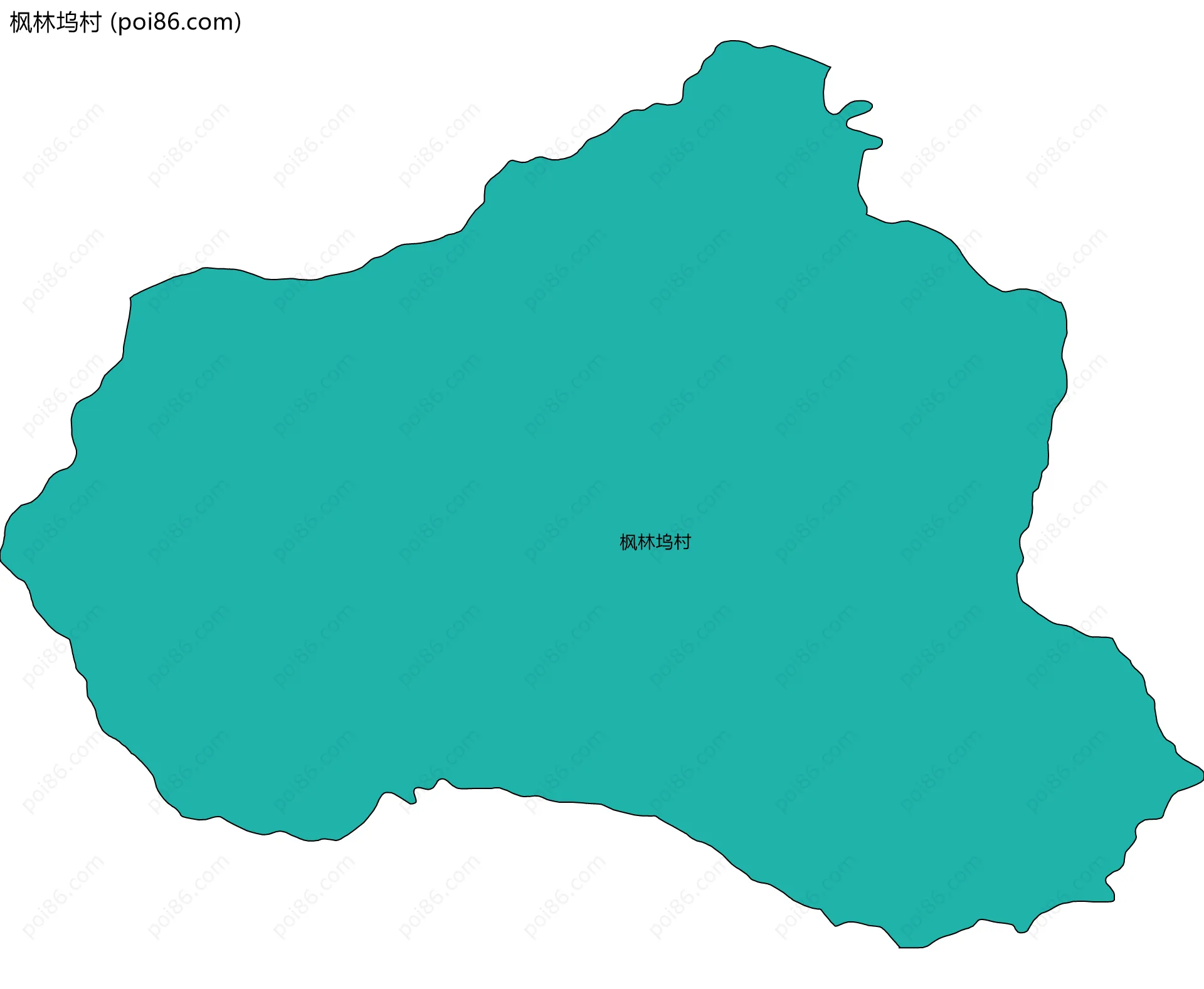 枫林坞村边界地图