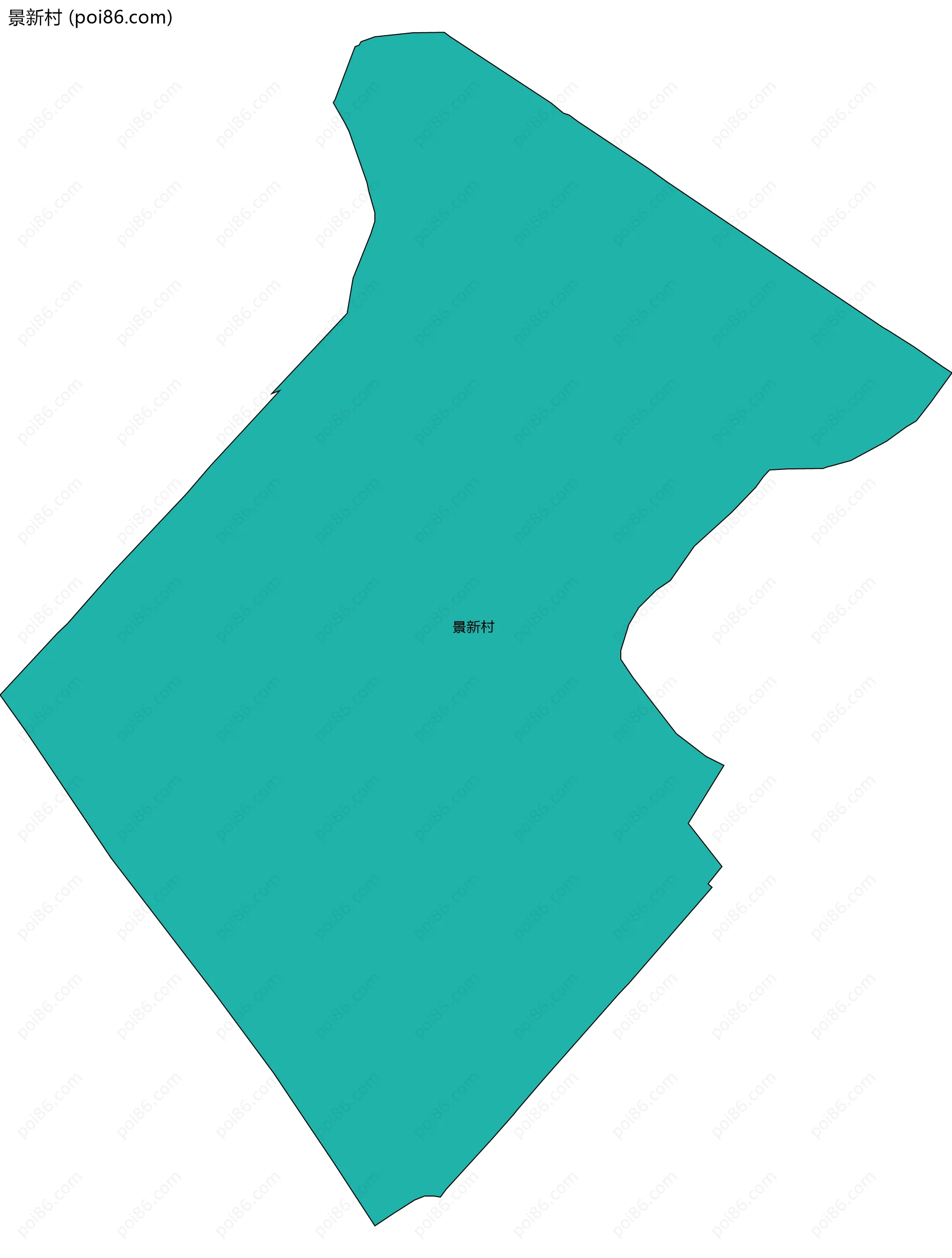 景新村边界地图