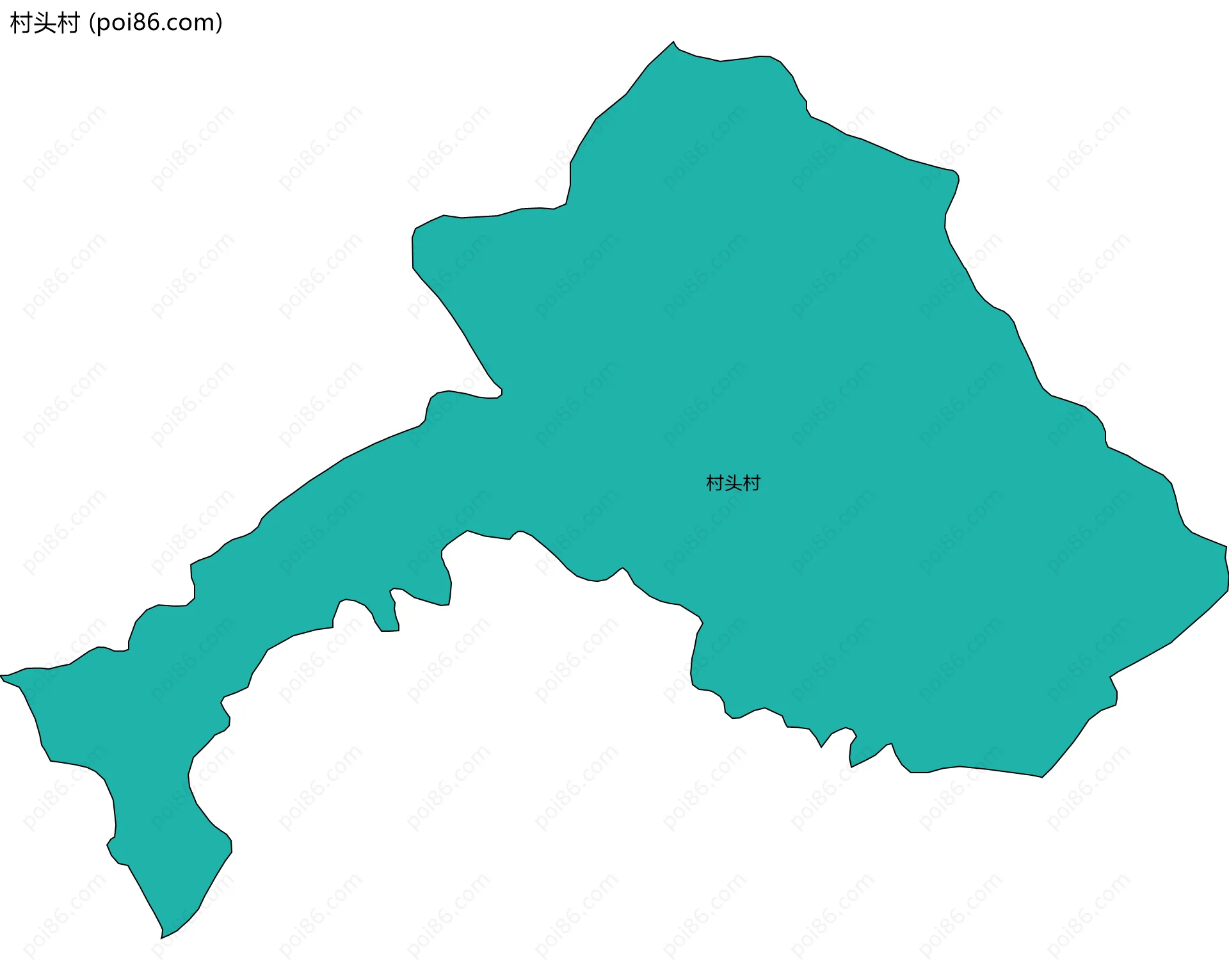 村头村边界地图
