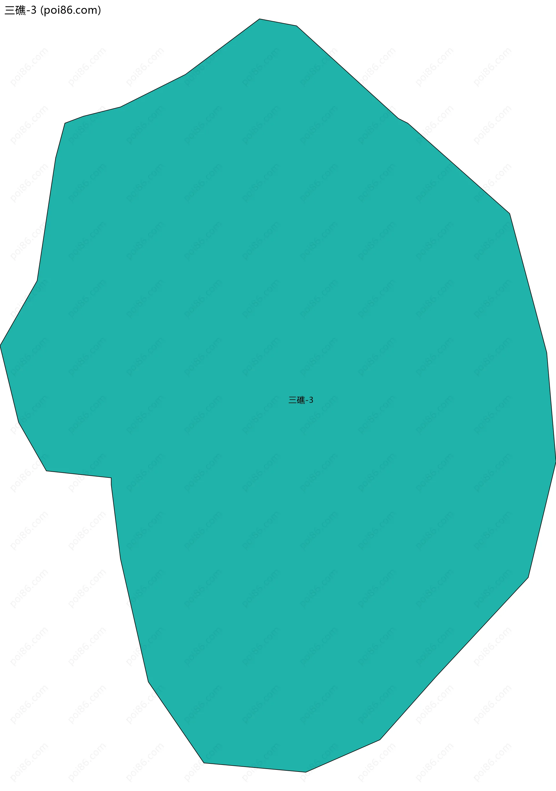 三礁-3边界地图