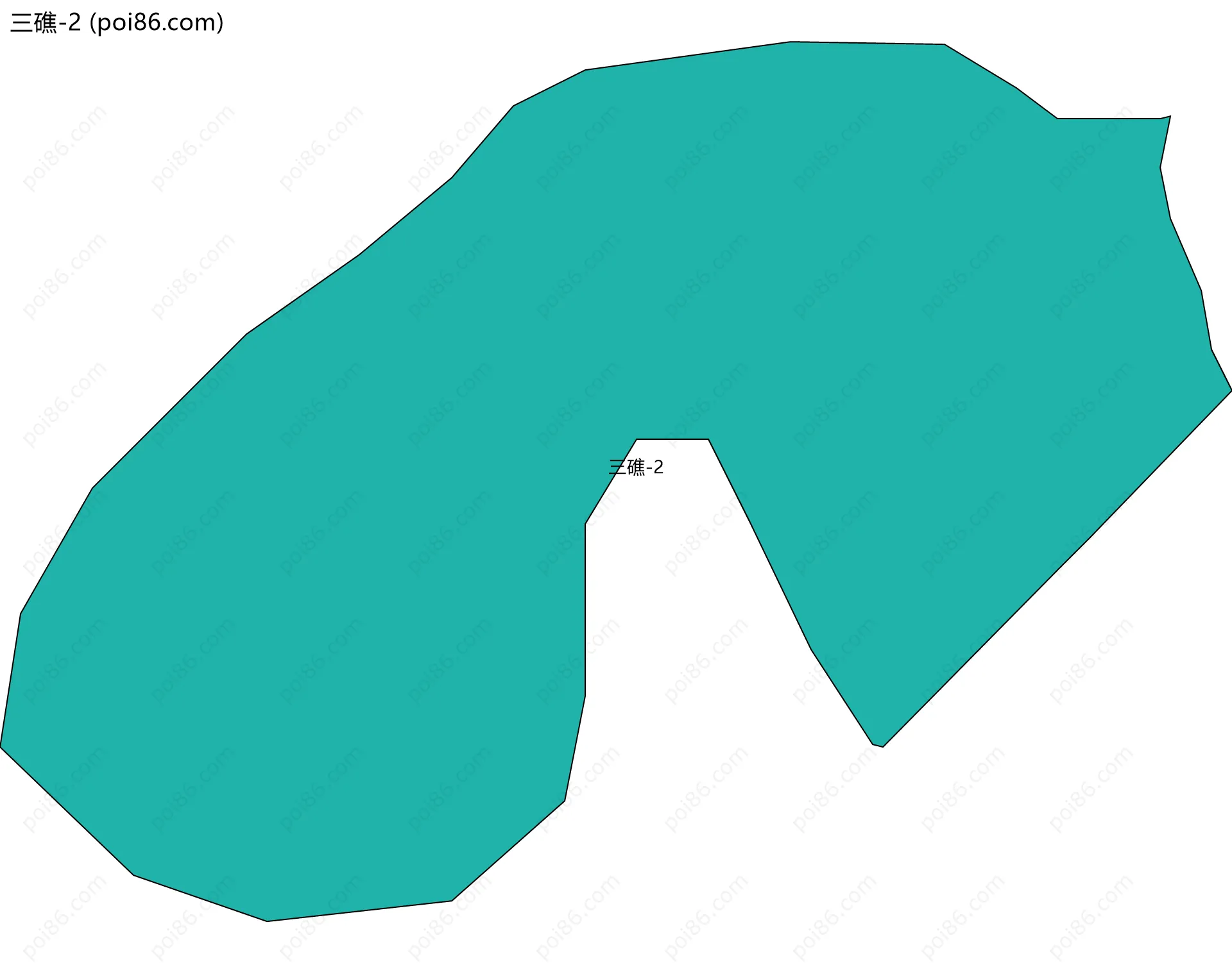 三礁-2边界地图