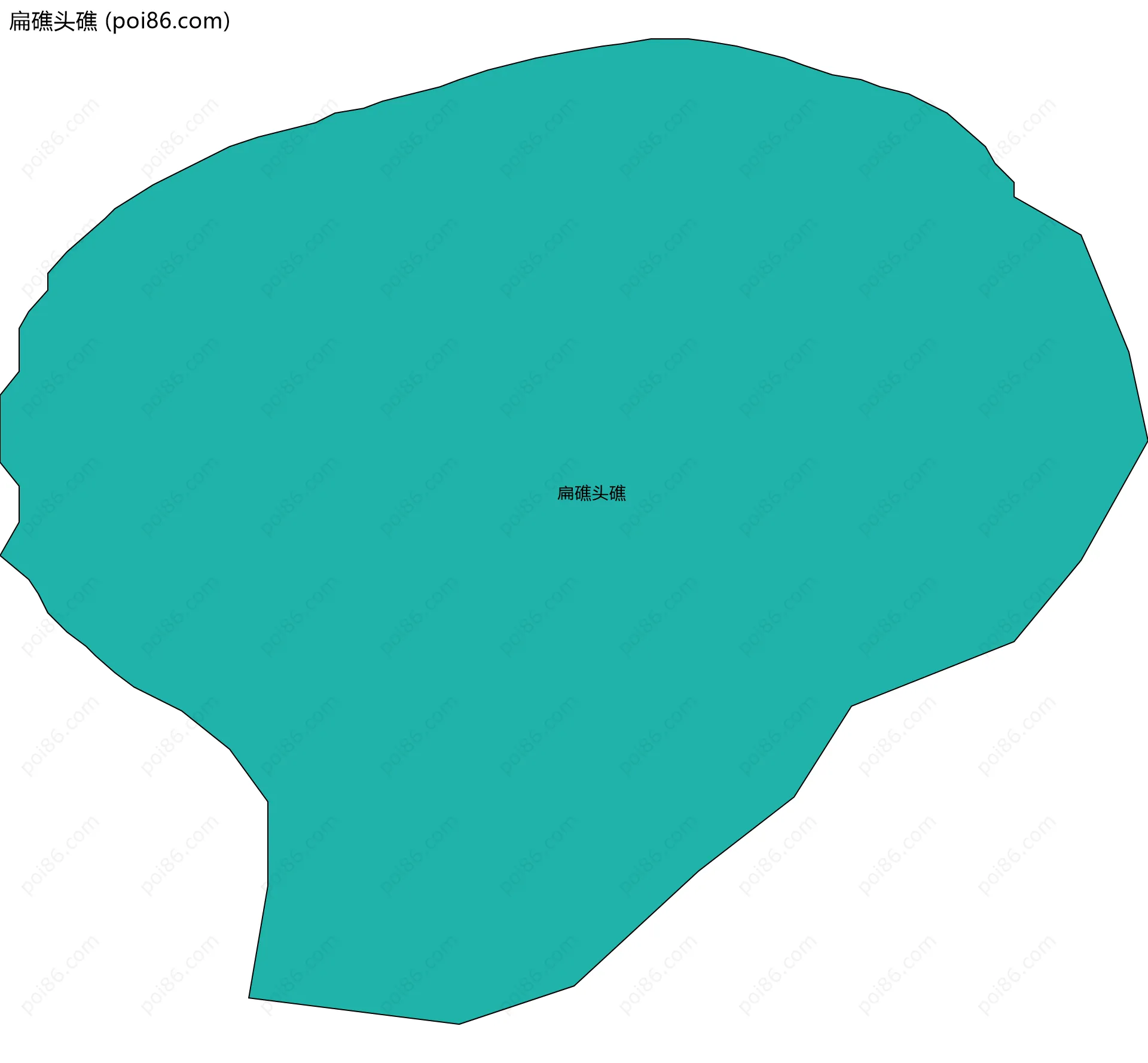 扁礁头礁边界地图