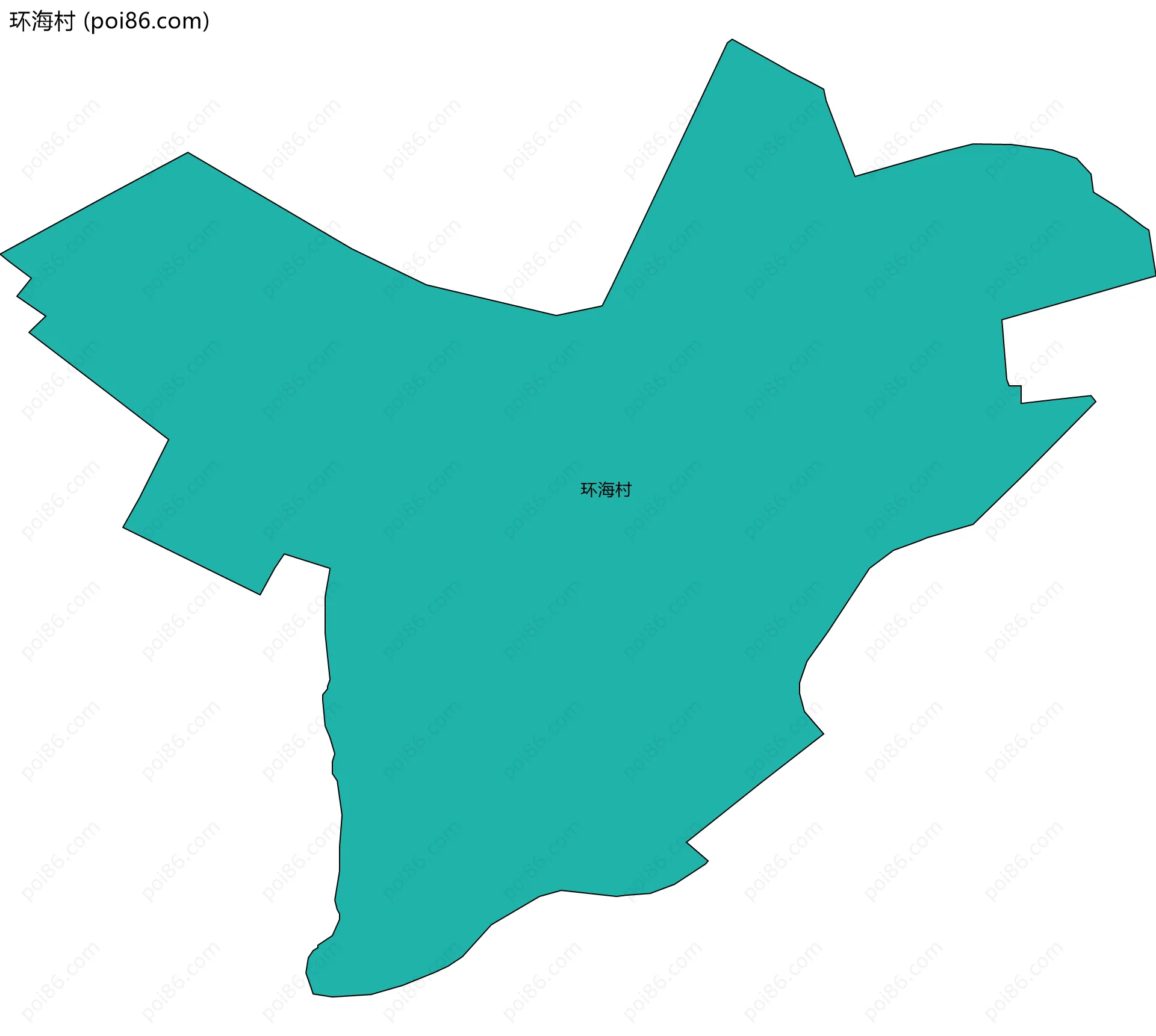 环海村边界地图