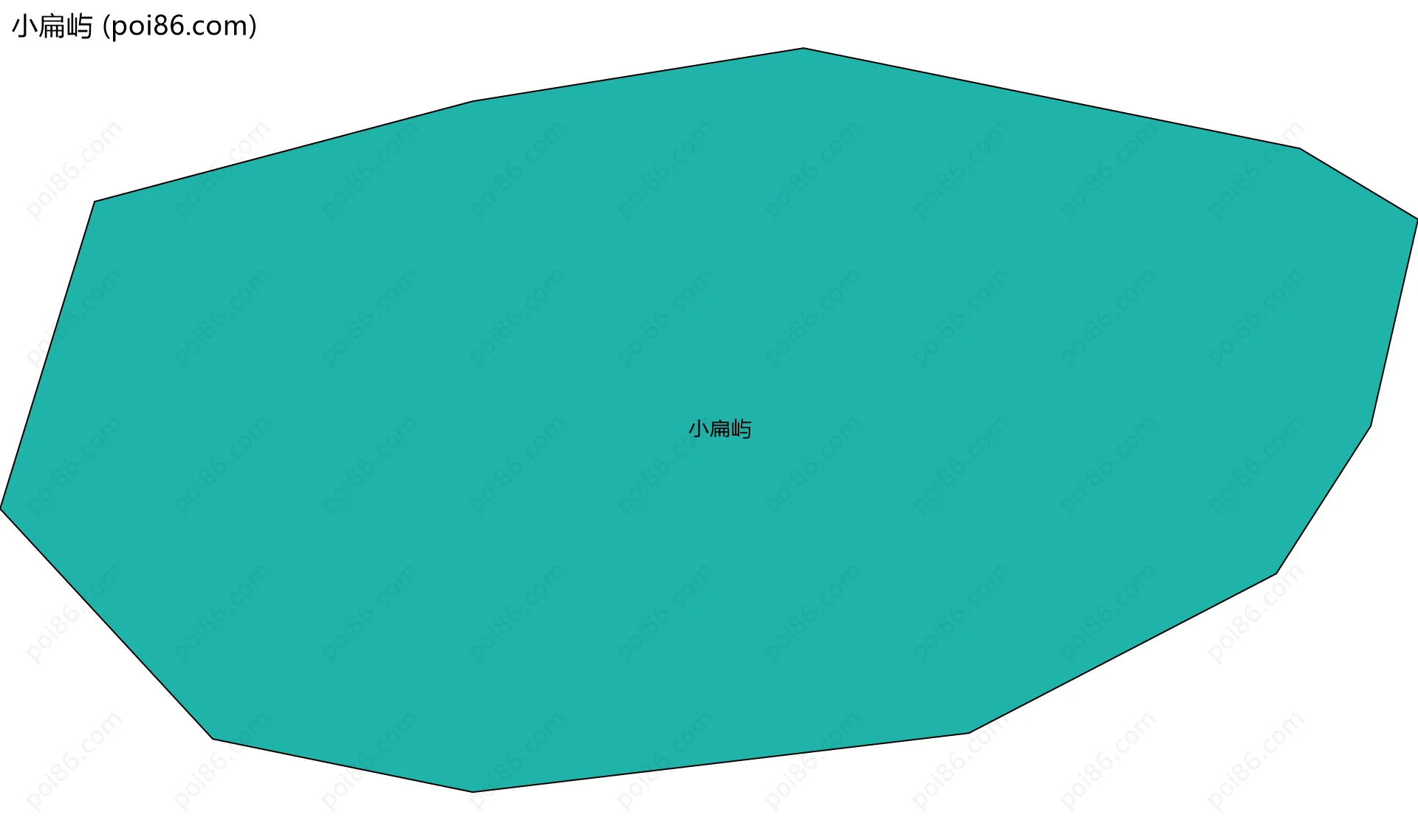 小扁屿边界地图