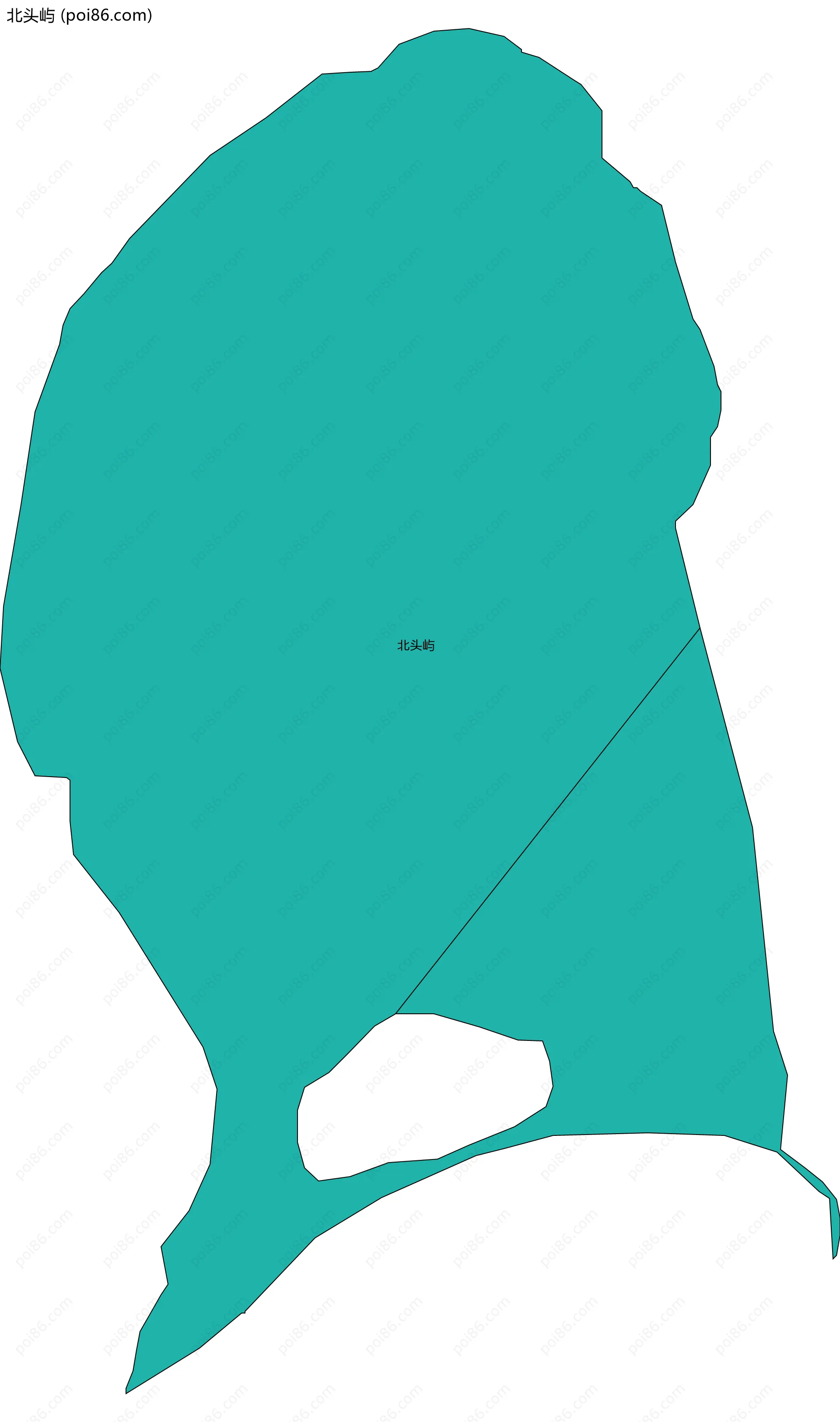 北头屿边界地图