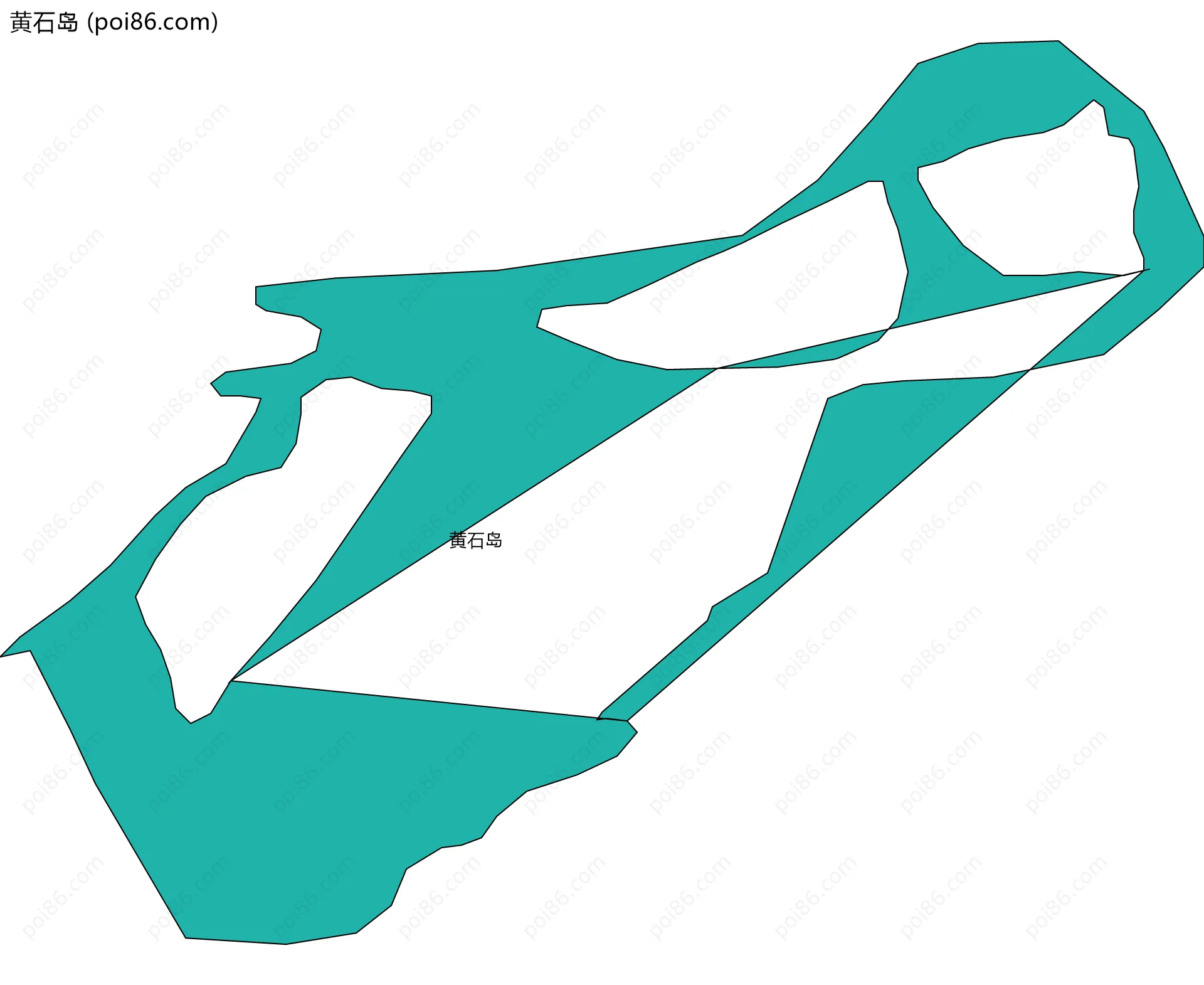 黄石岛边界地图