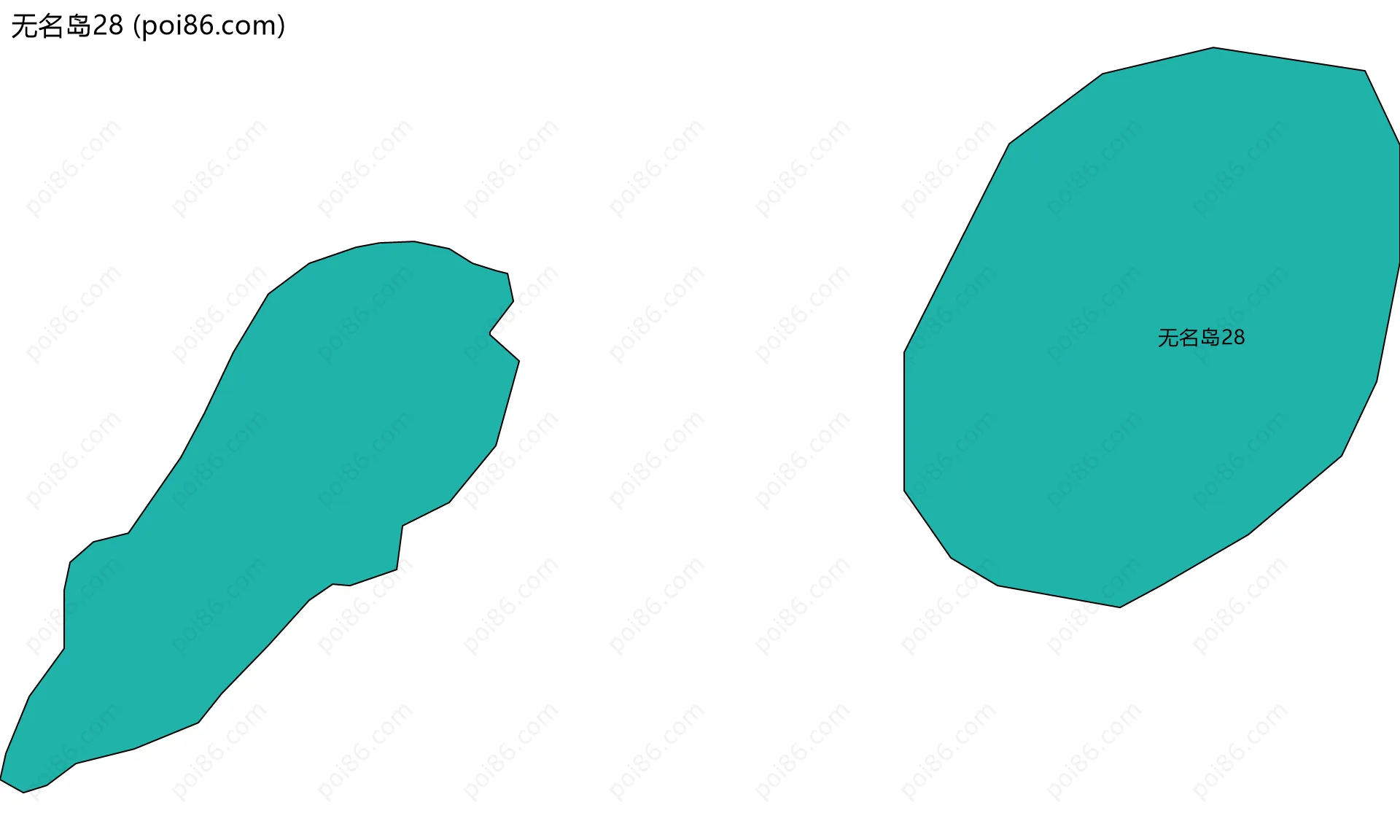 无名岛28边界地图