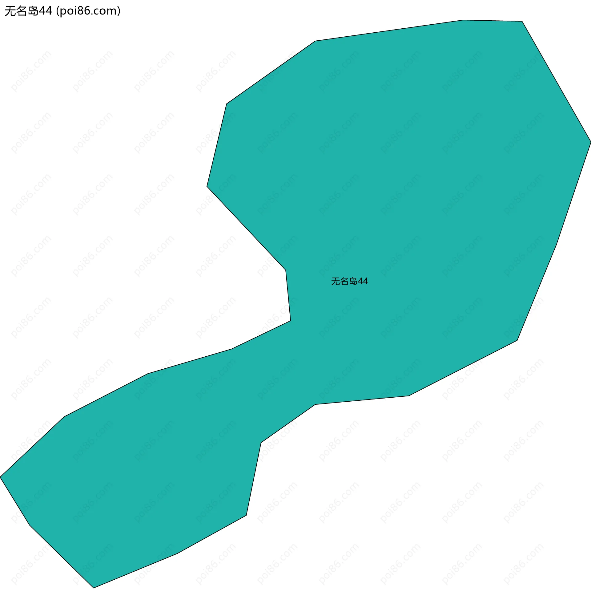 无名岛44边界地图