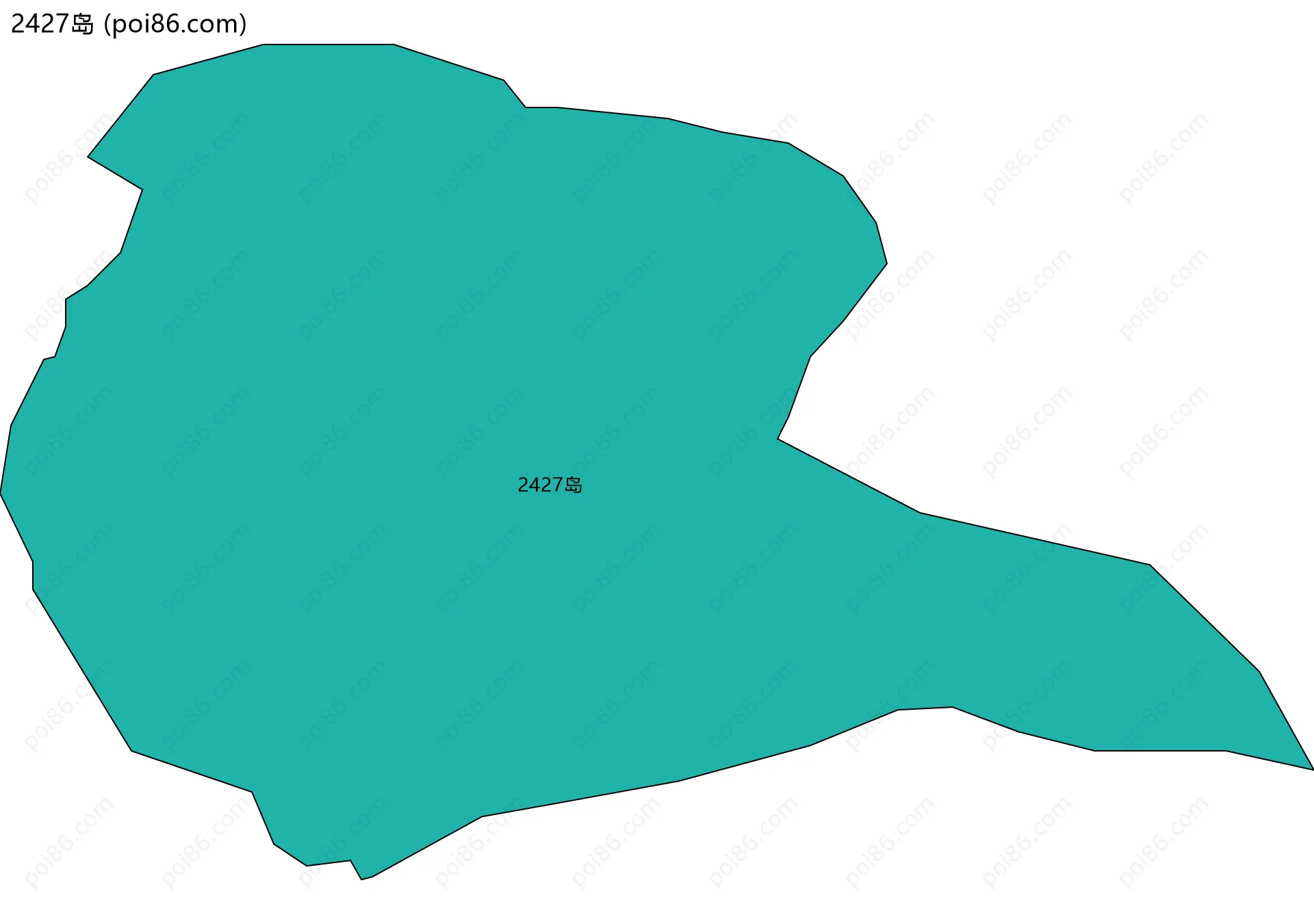 2427岛边界地图