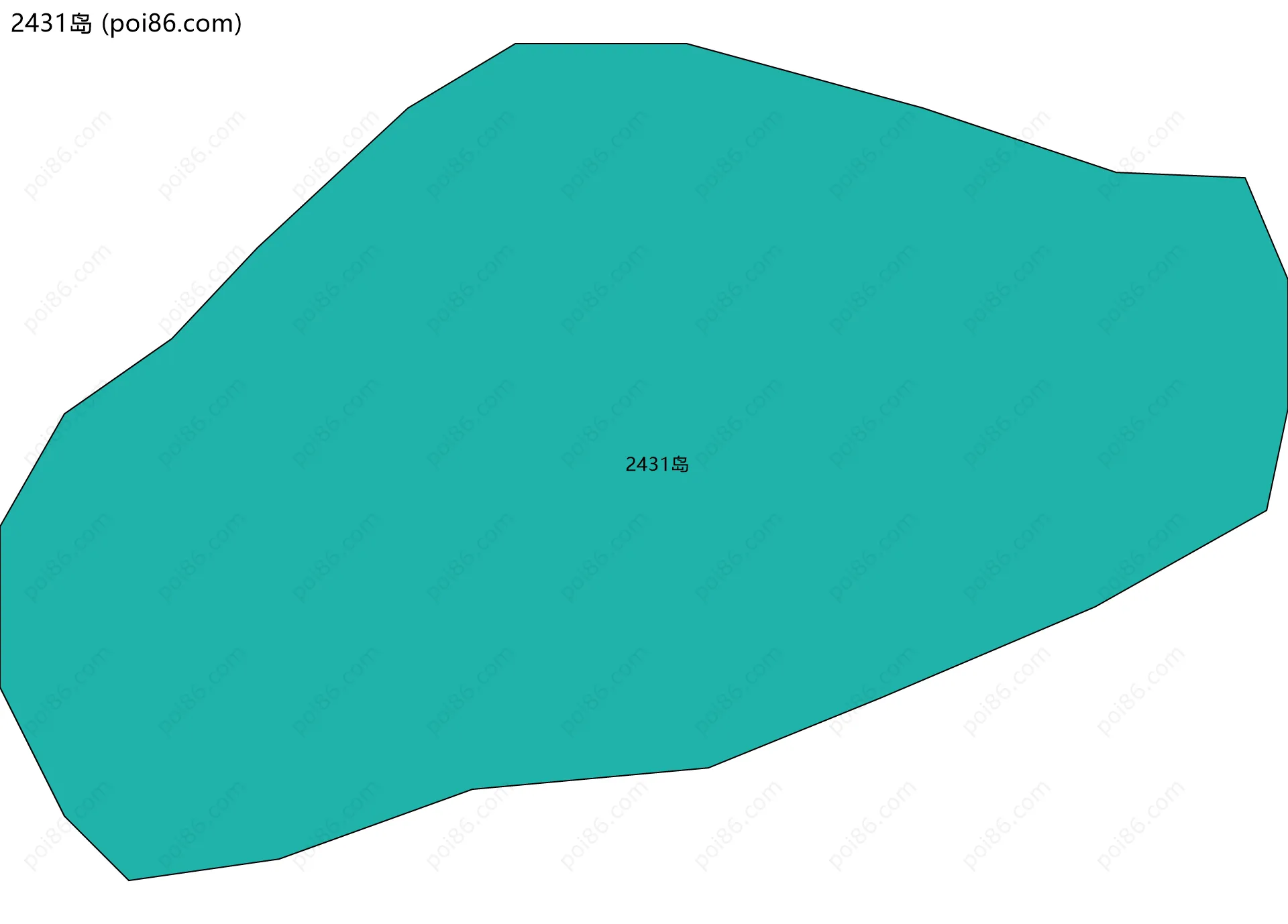 2431岛边界地图