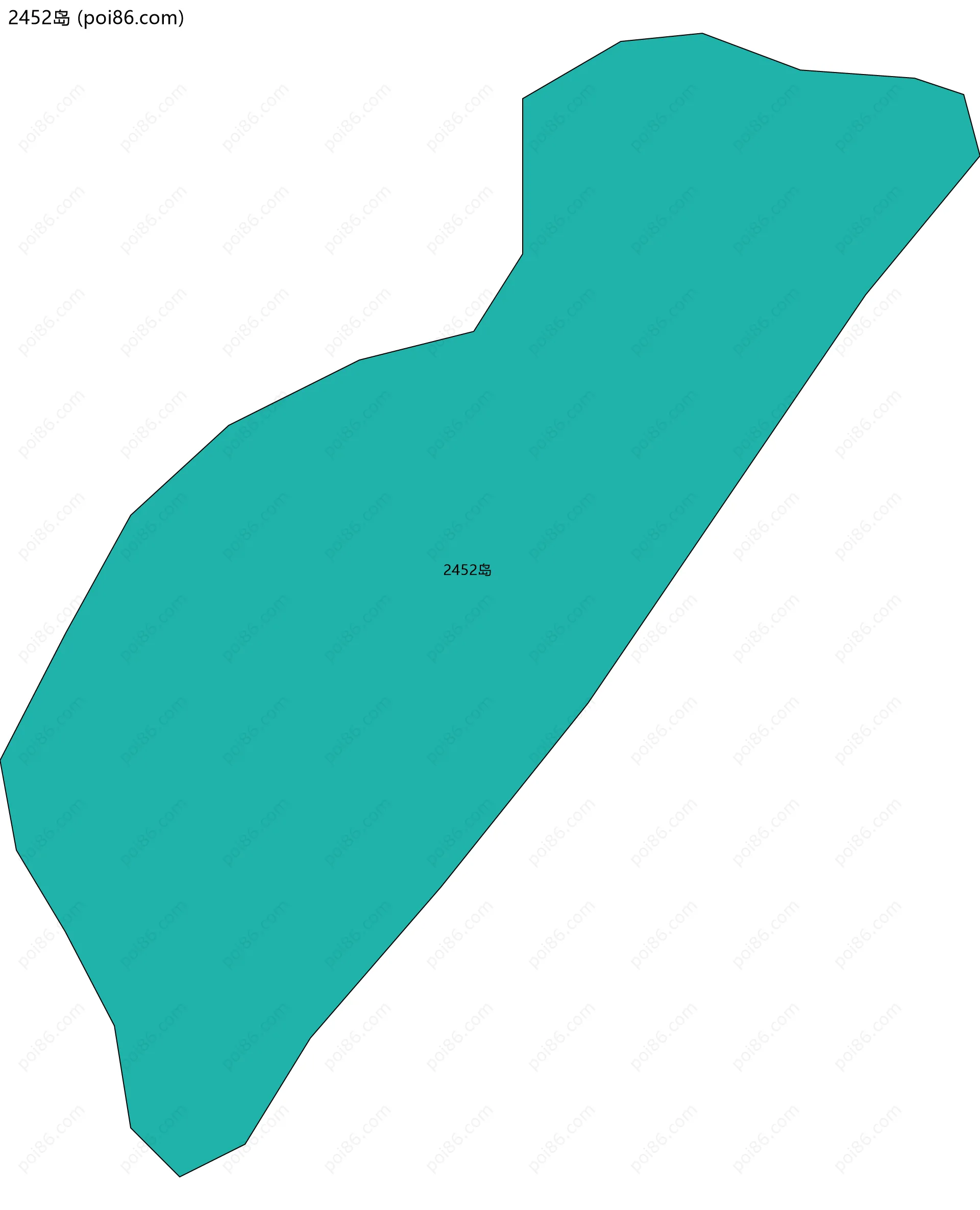 2452岛边界地图