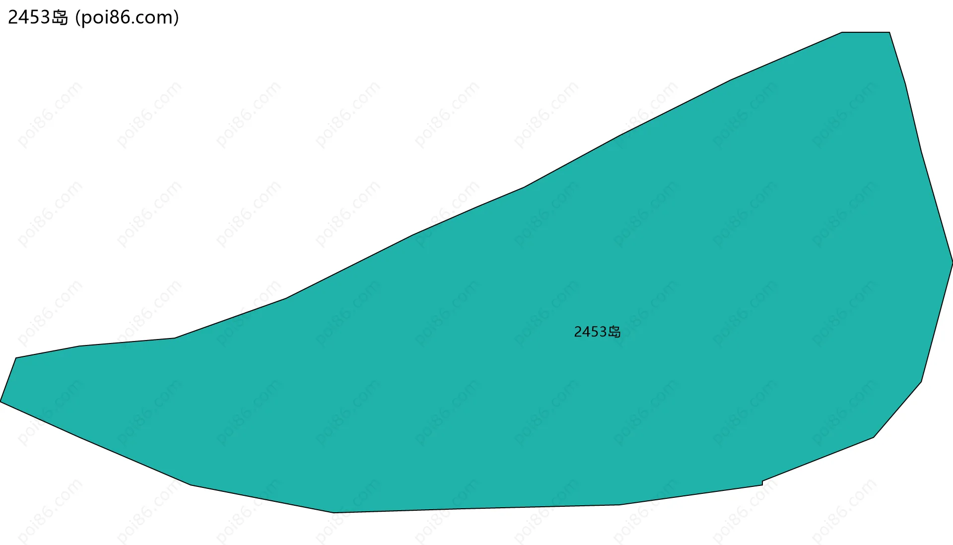 2453岛边界地图
