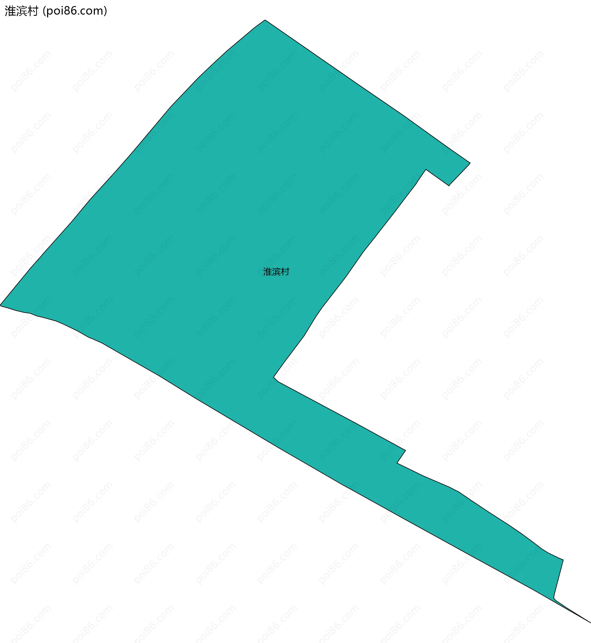 淮滨村边界地图