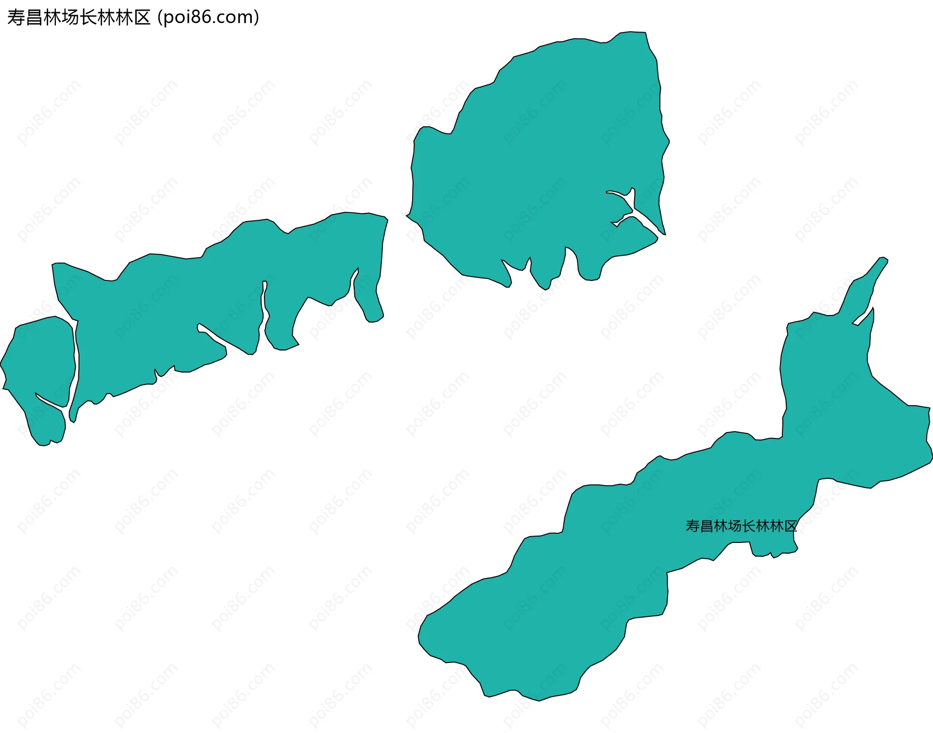 寿昌林场长林林区边界地图