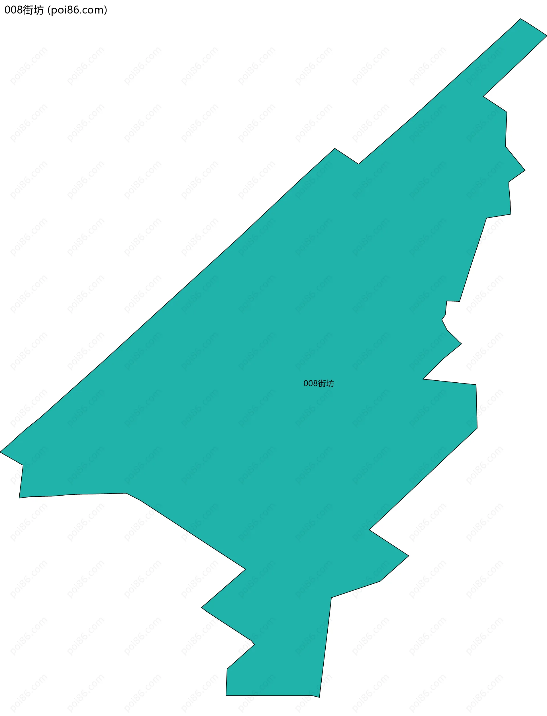 008街坊边界地图