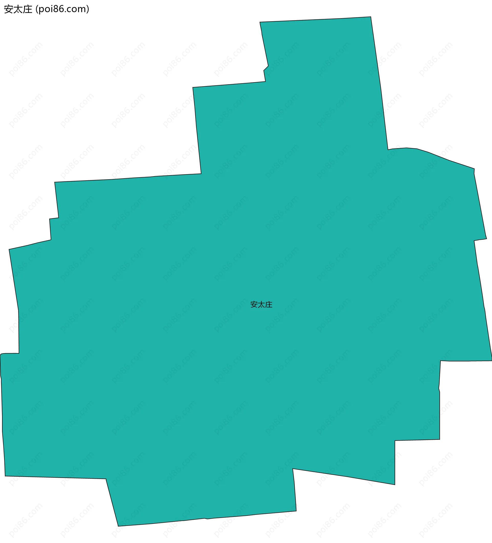 安太庄边界地图