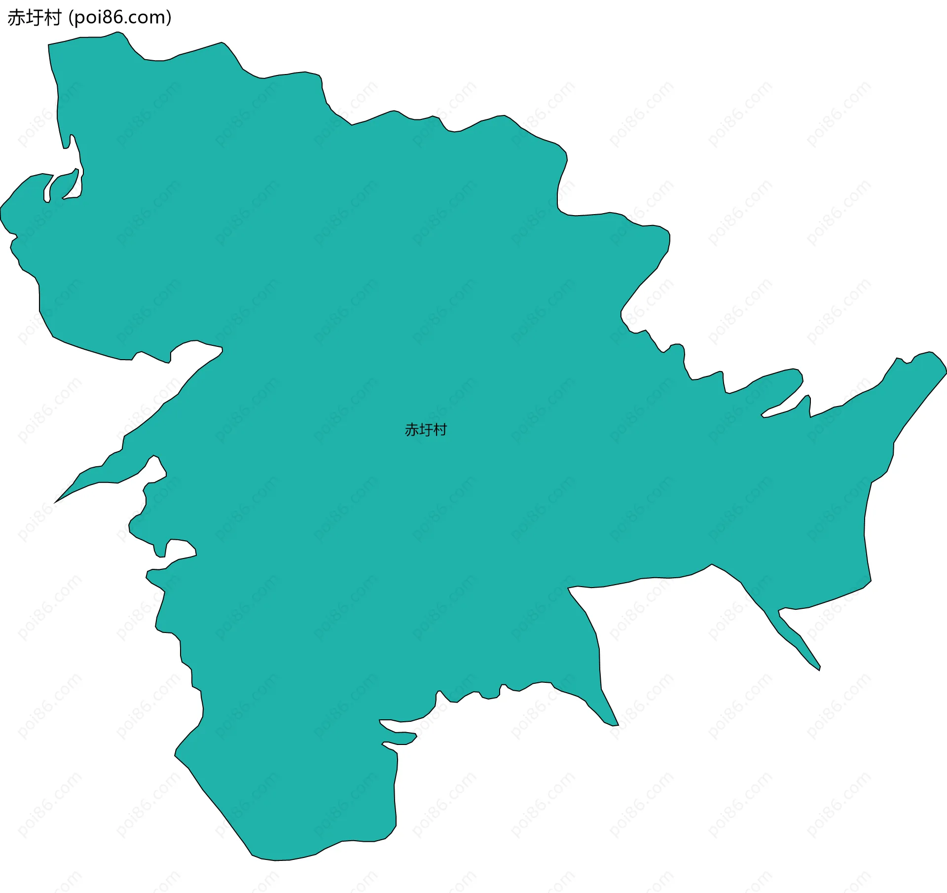 赤圩村边界地图