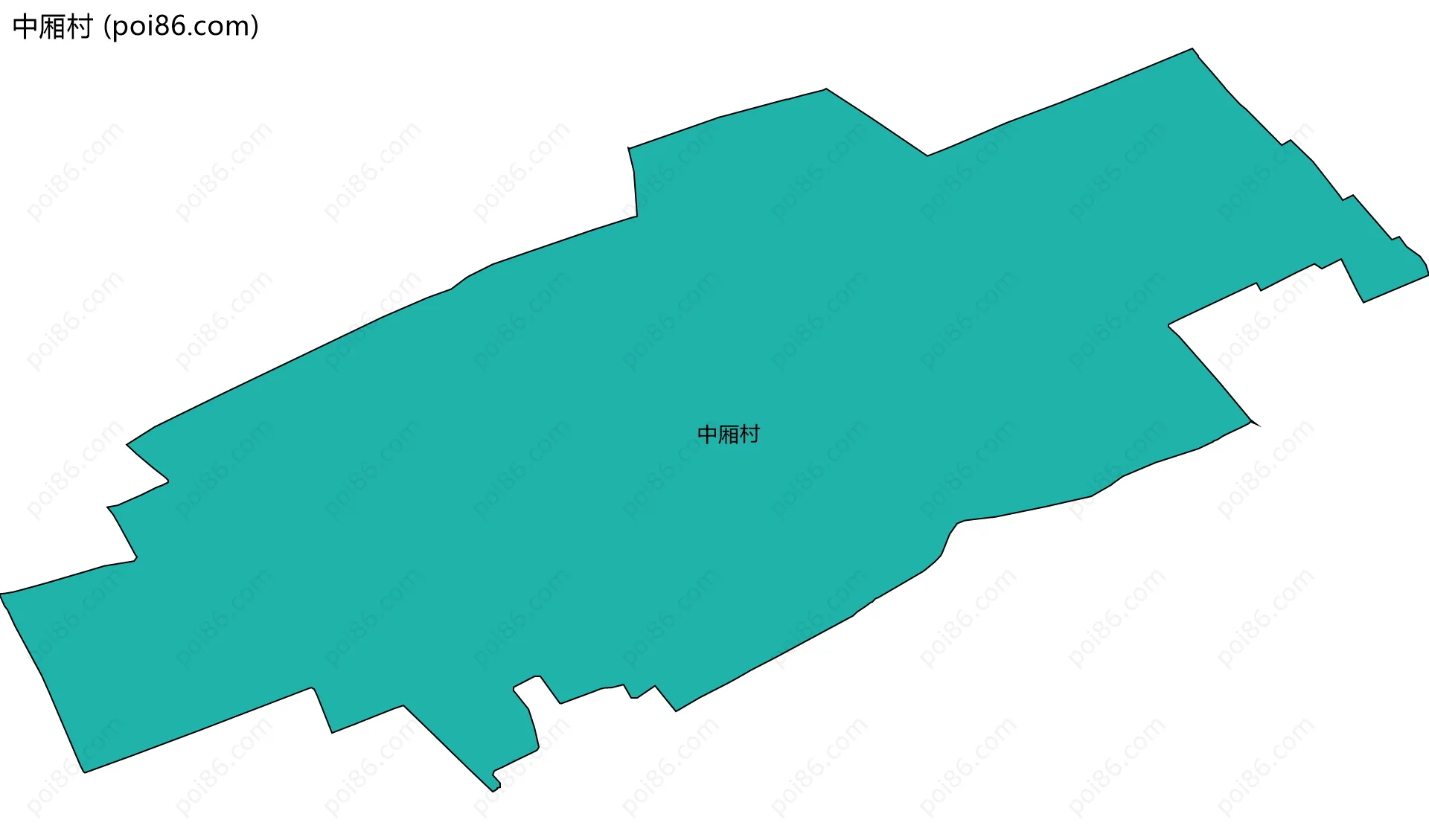 中厢村边界地图