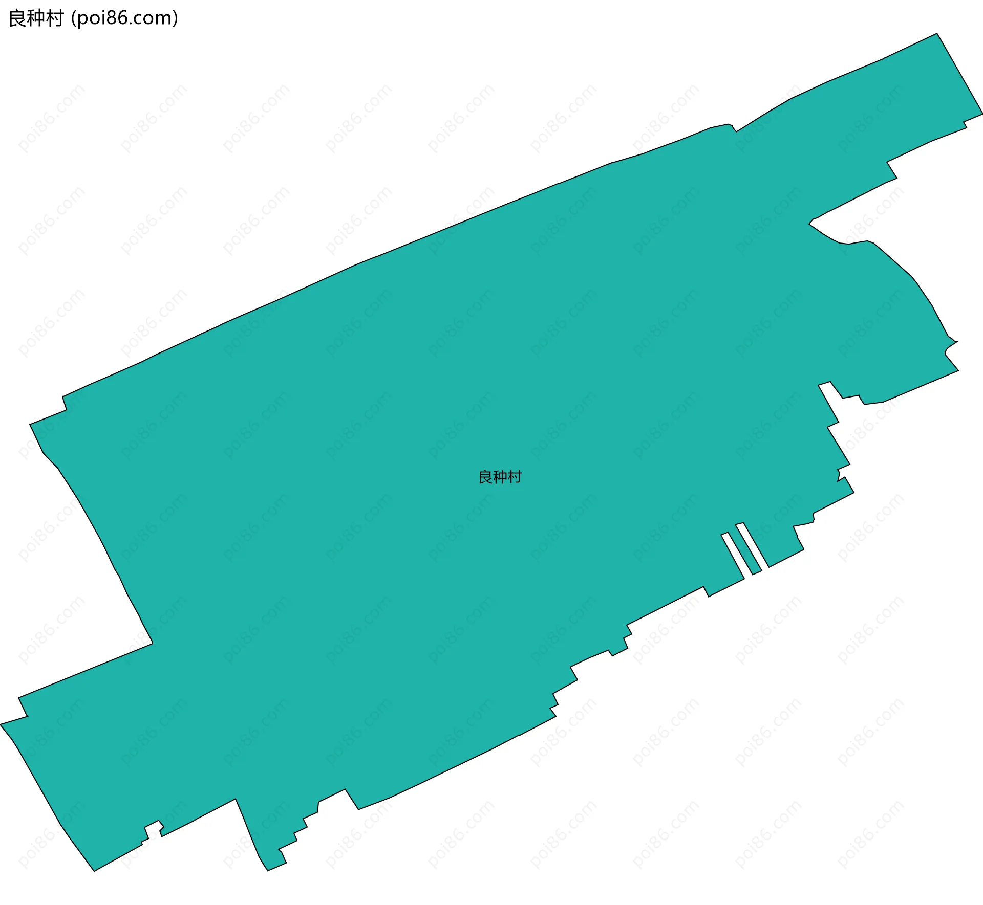 良种村边界地图