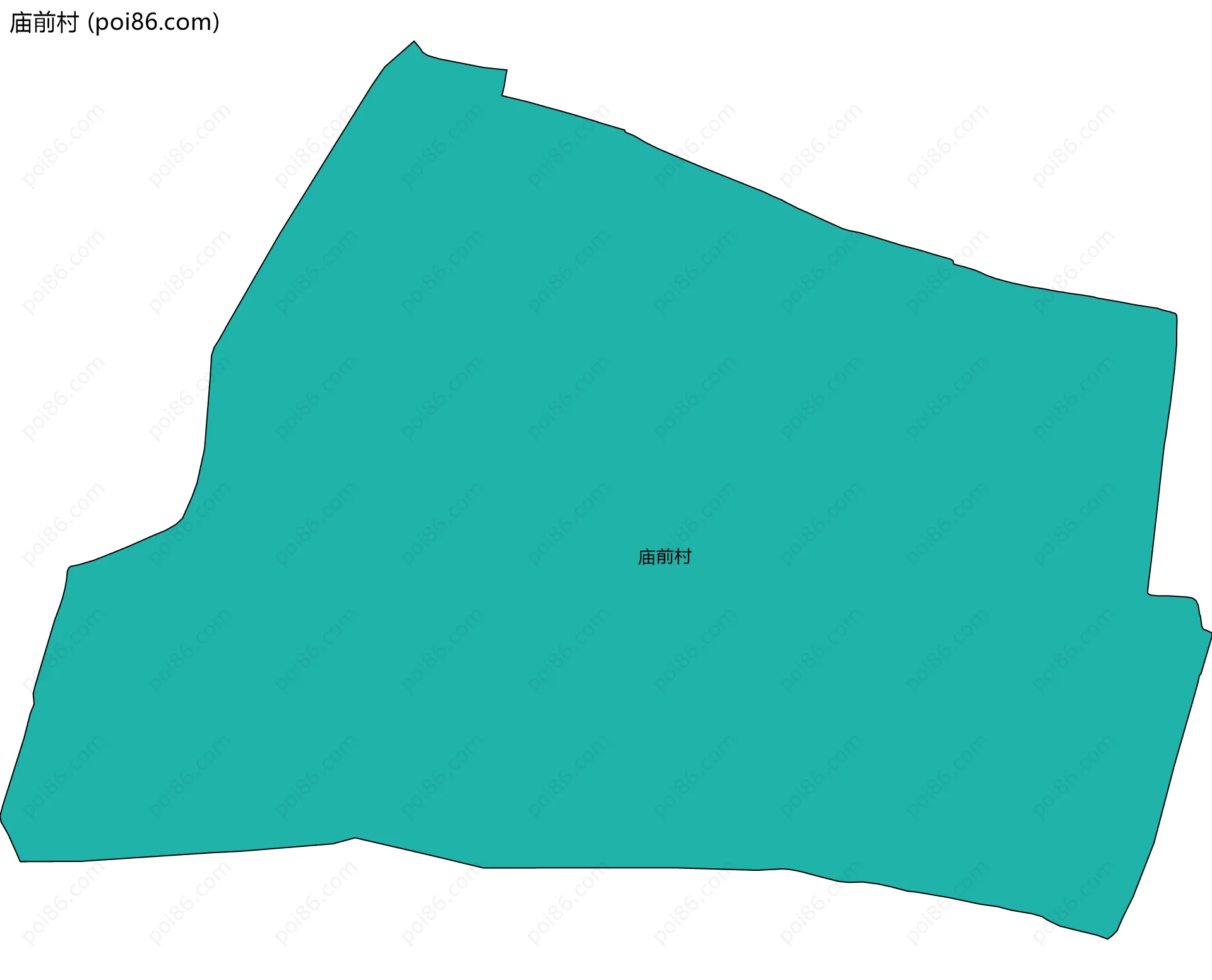 庙前村边界地图