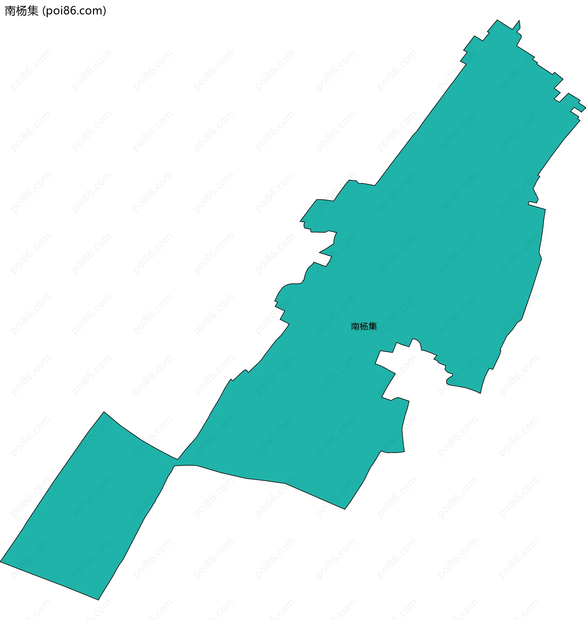 南杨集边界地图