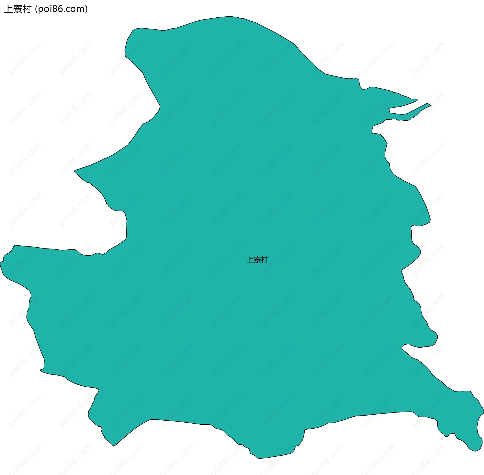 上寮村边界地图