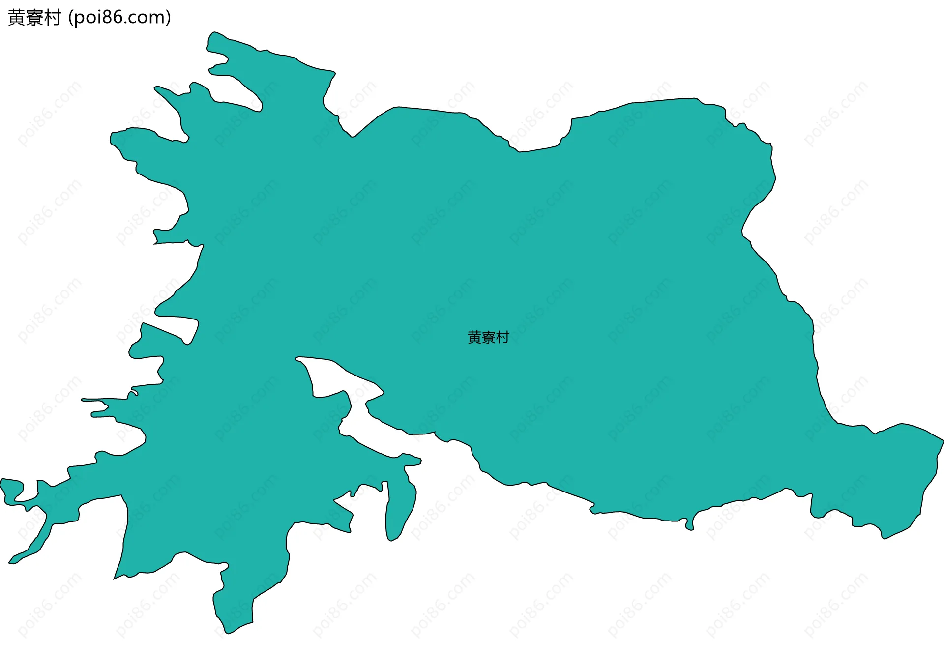黄寮村边界地图