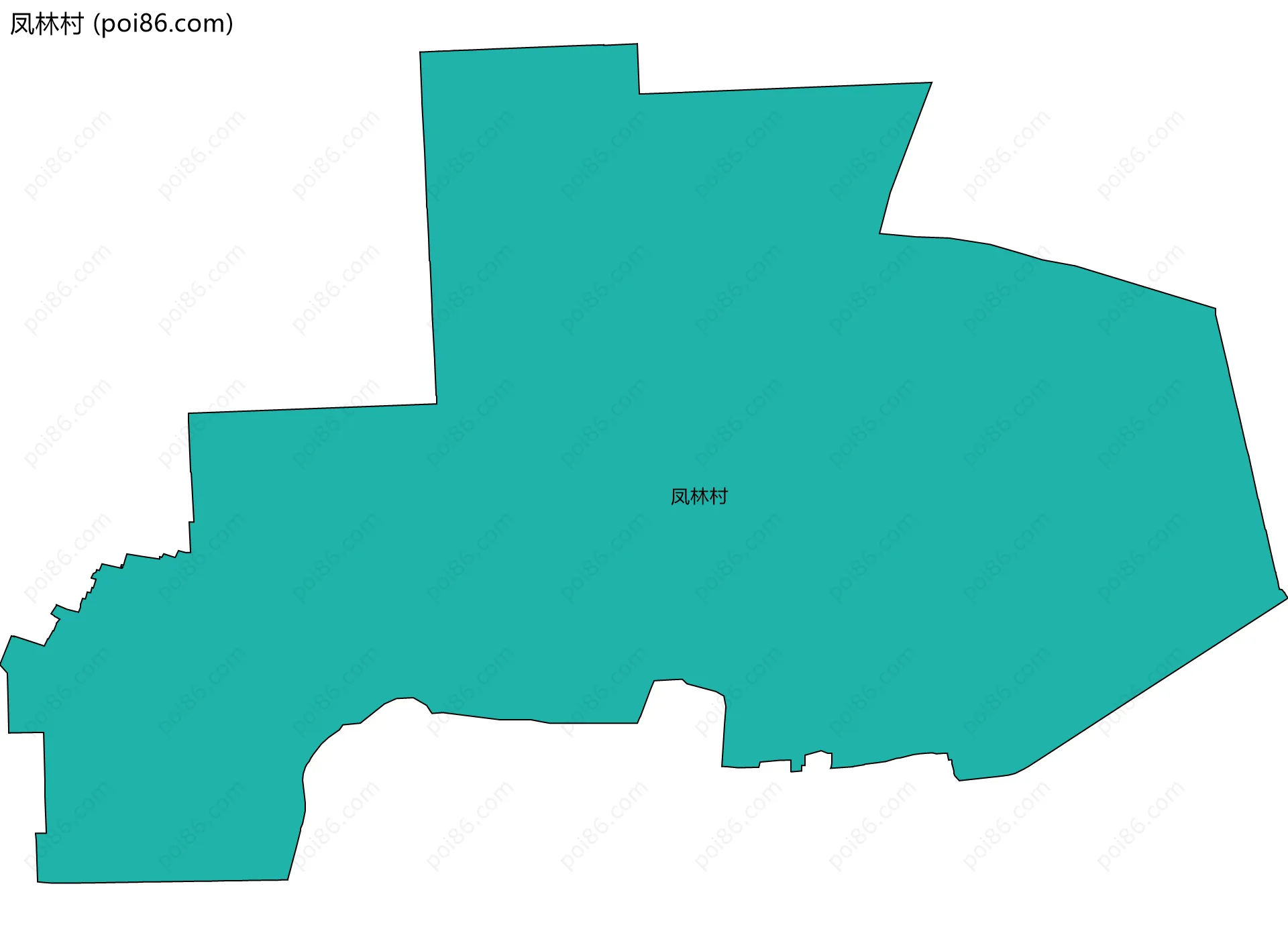 凤林村边界地图