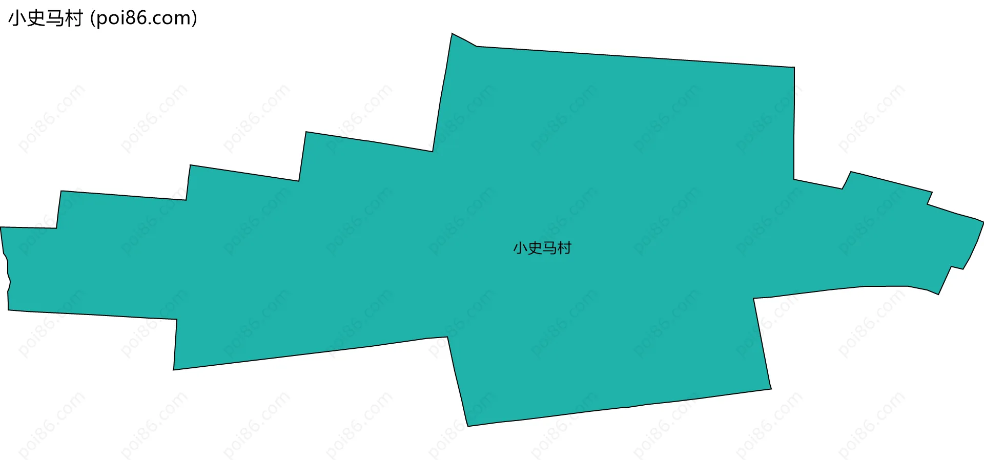 小史马村边界地图