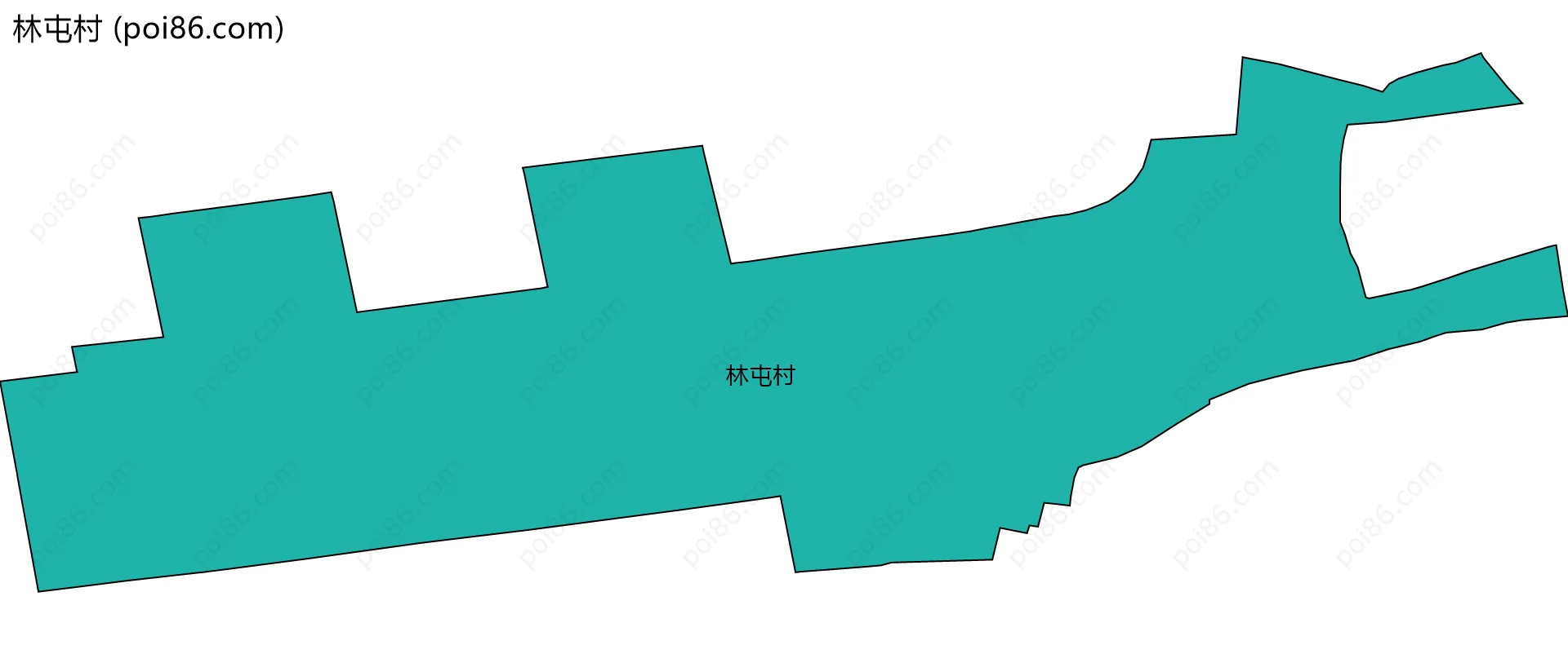 林屯村边界地图