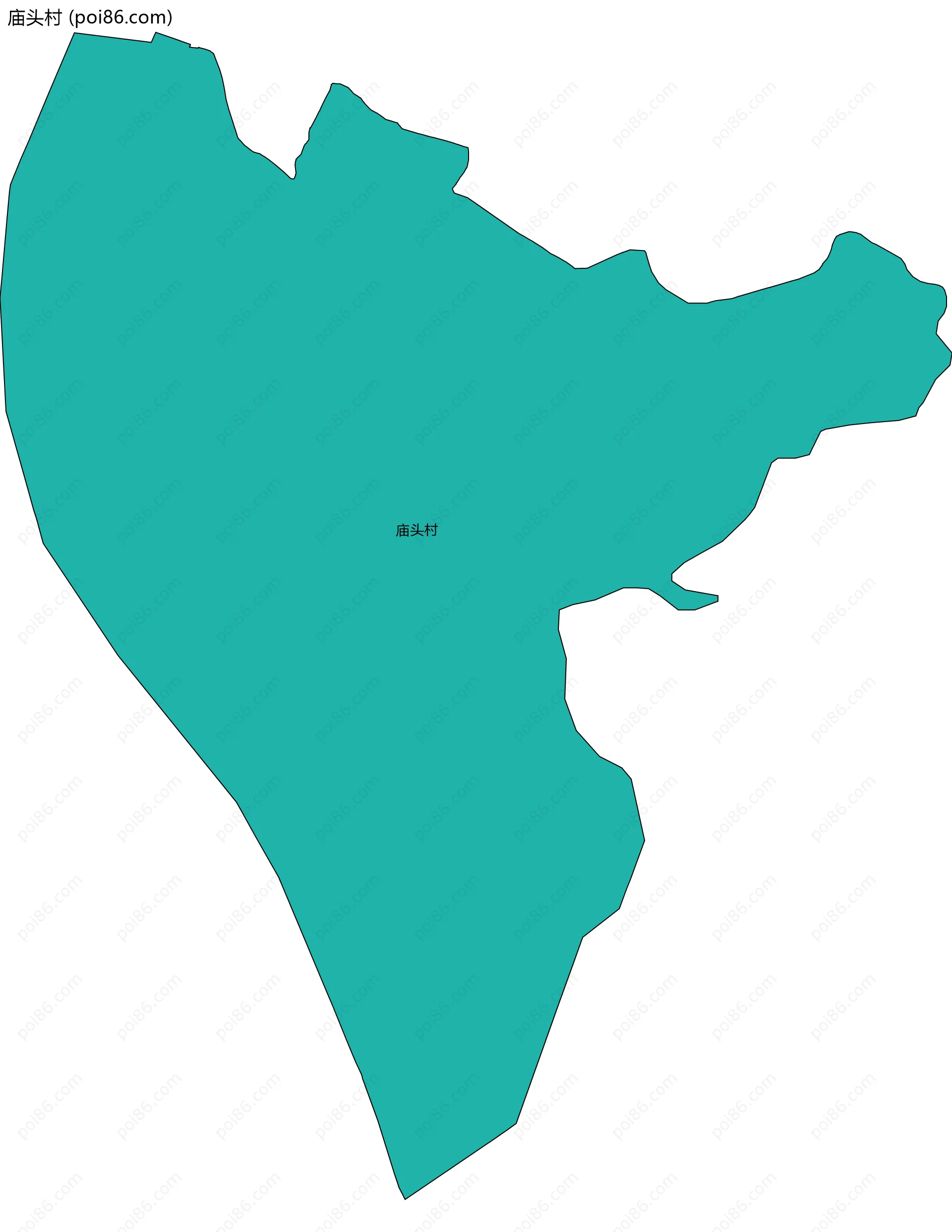 庙头村边界地图