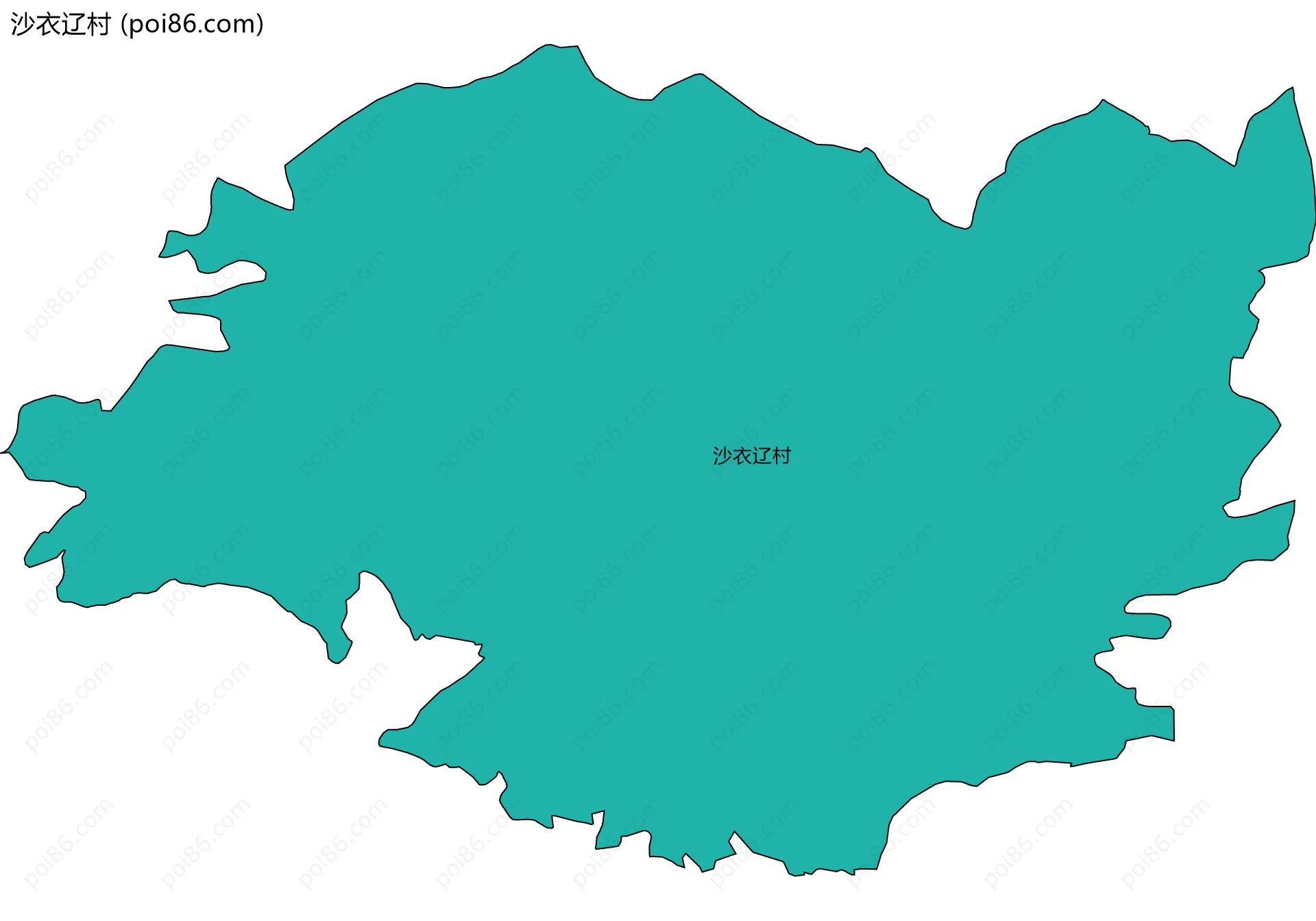 沙衣辽村边界地图