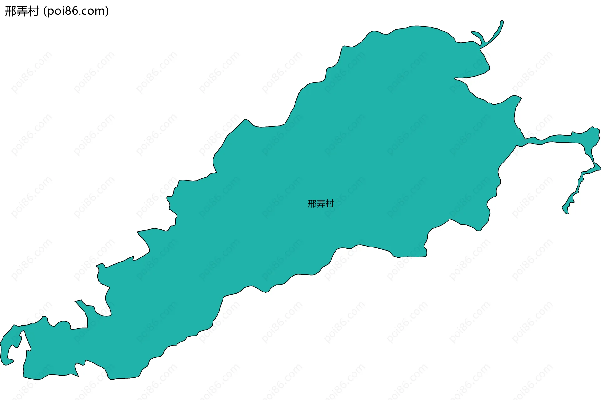 邢弄村边界地图