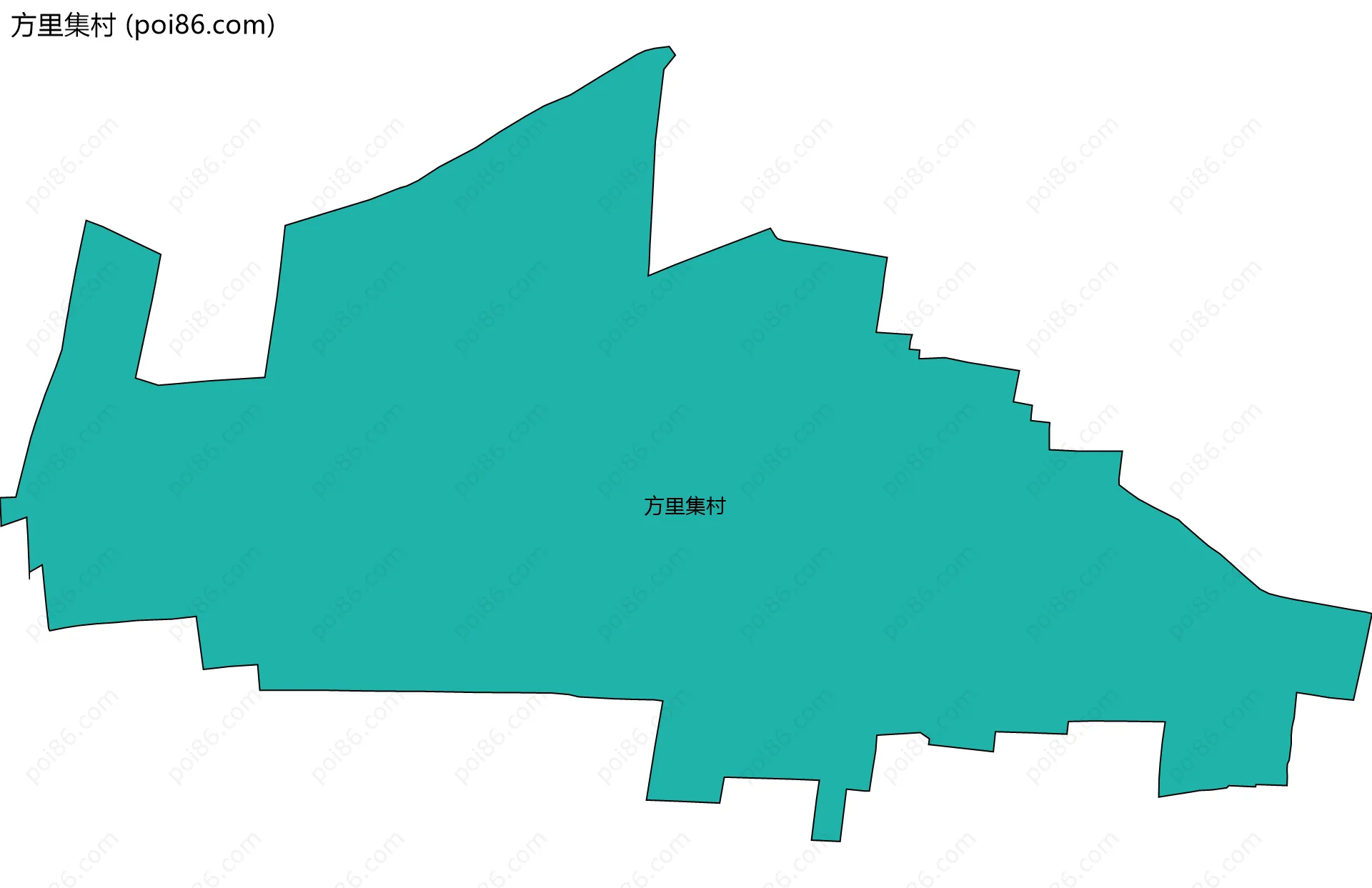 方里集村边界地图