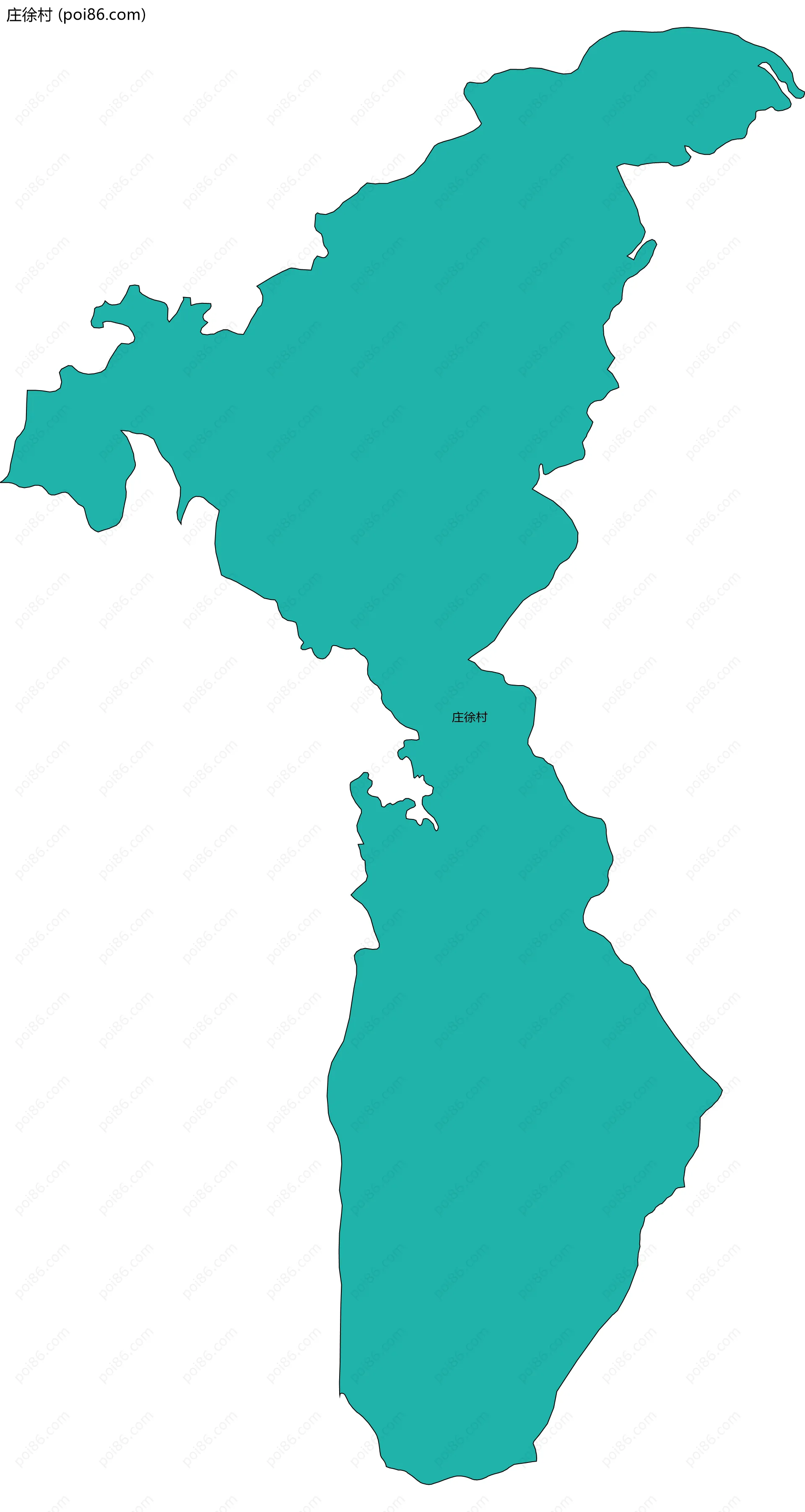庄徐村边界地图