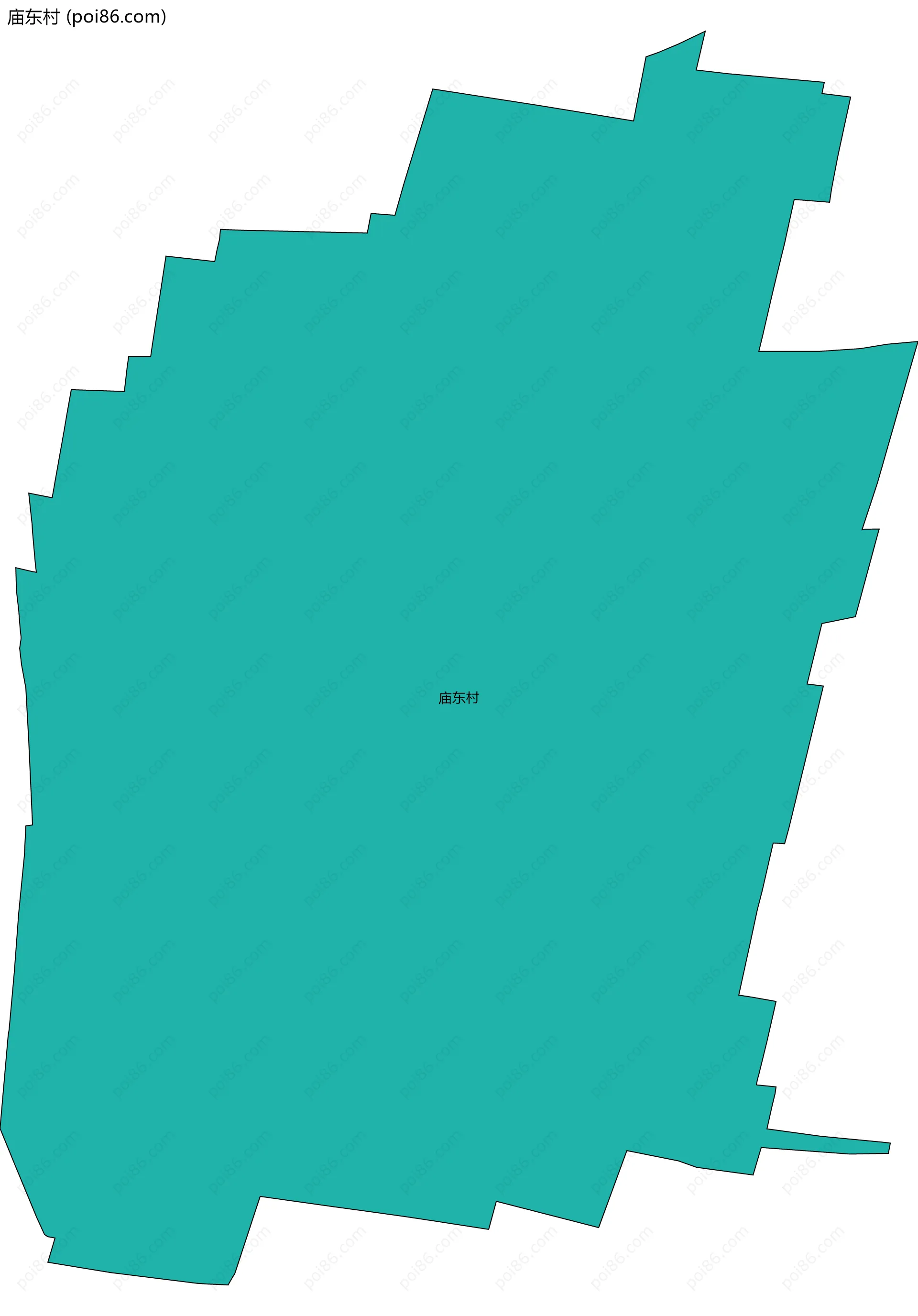 庙东村边界地图