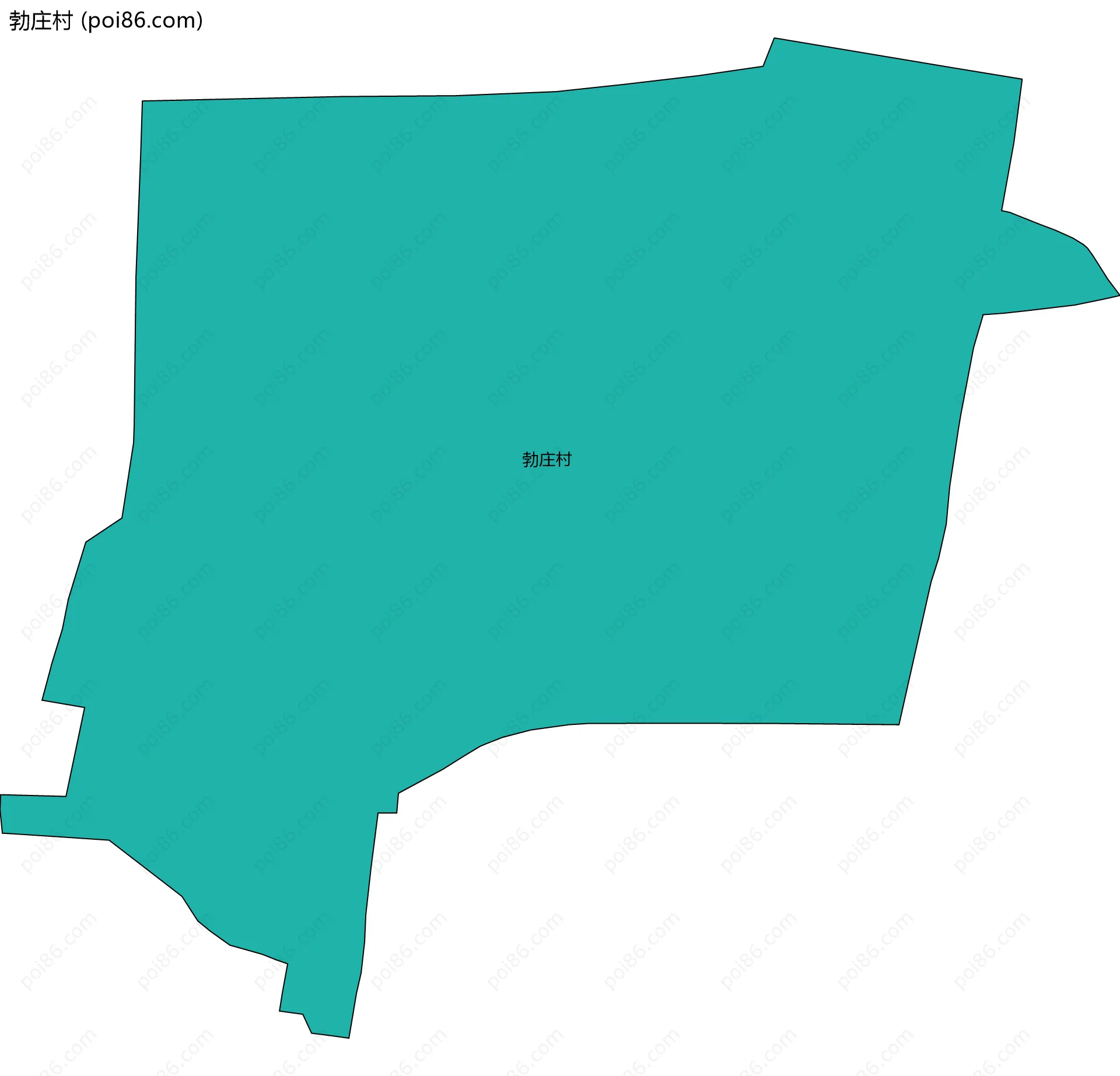 勃庄村边界地图