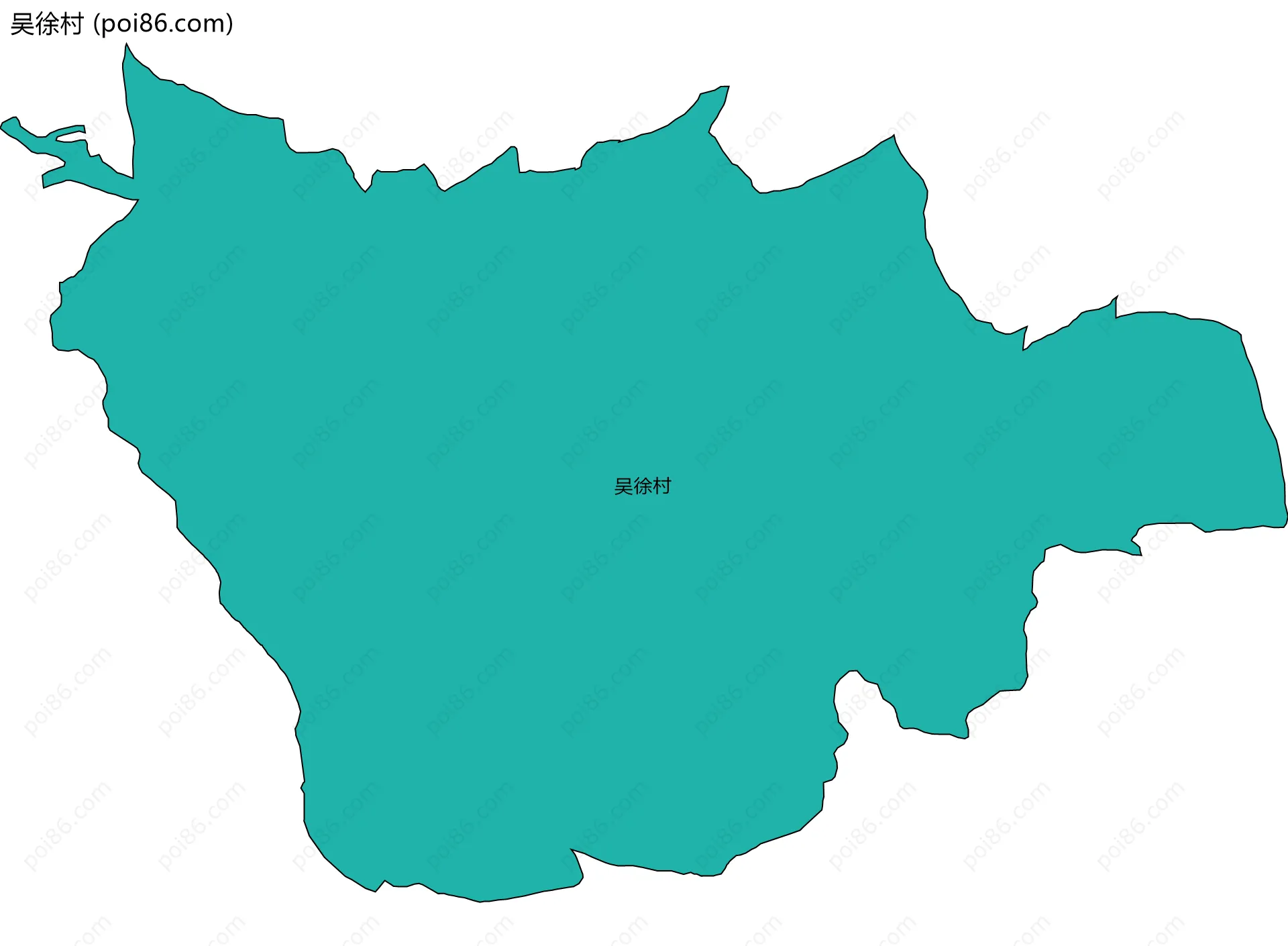 吴徐村边界地图