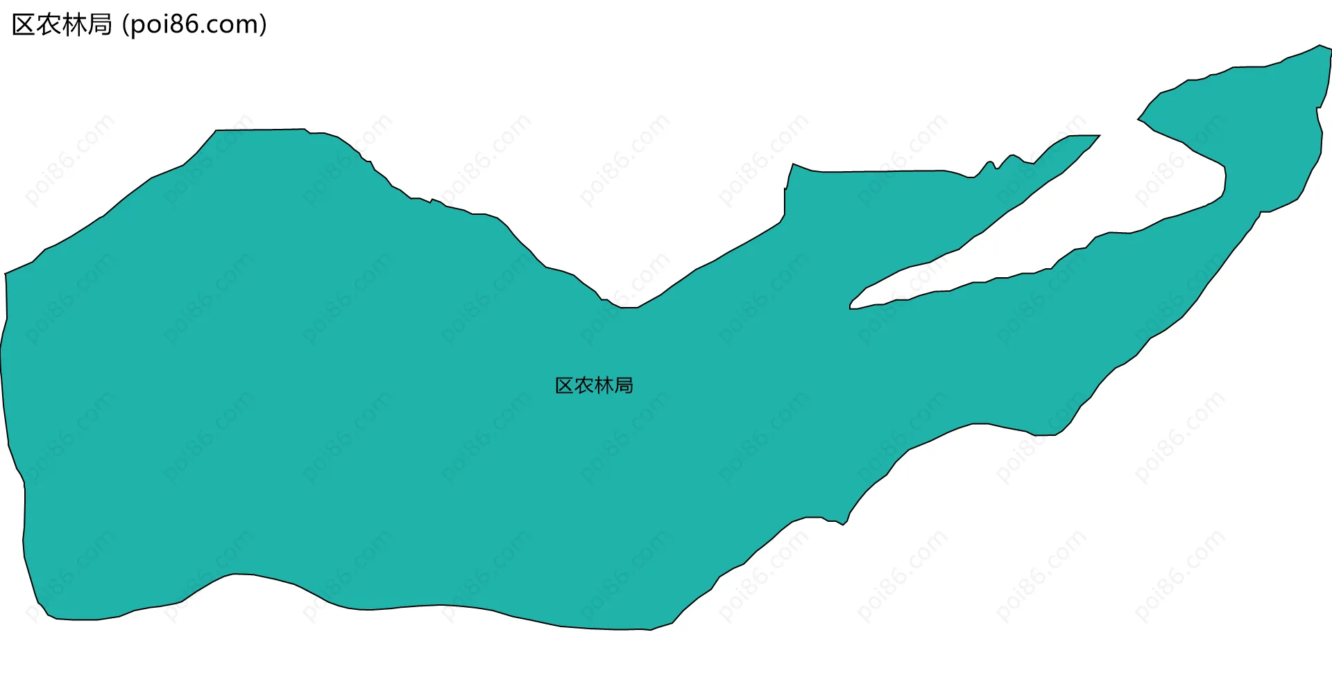 区农林局边界地图