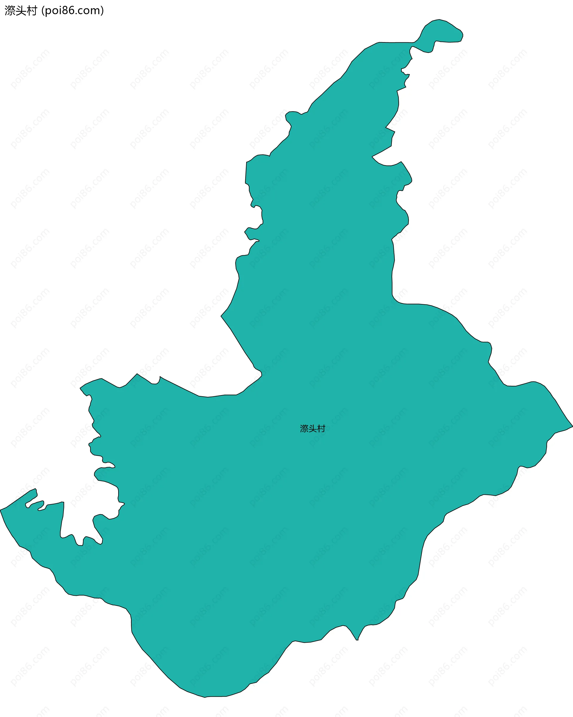 漈头村边界地图