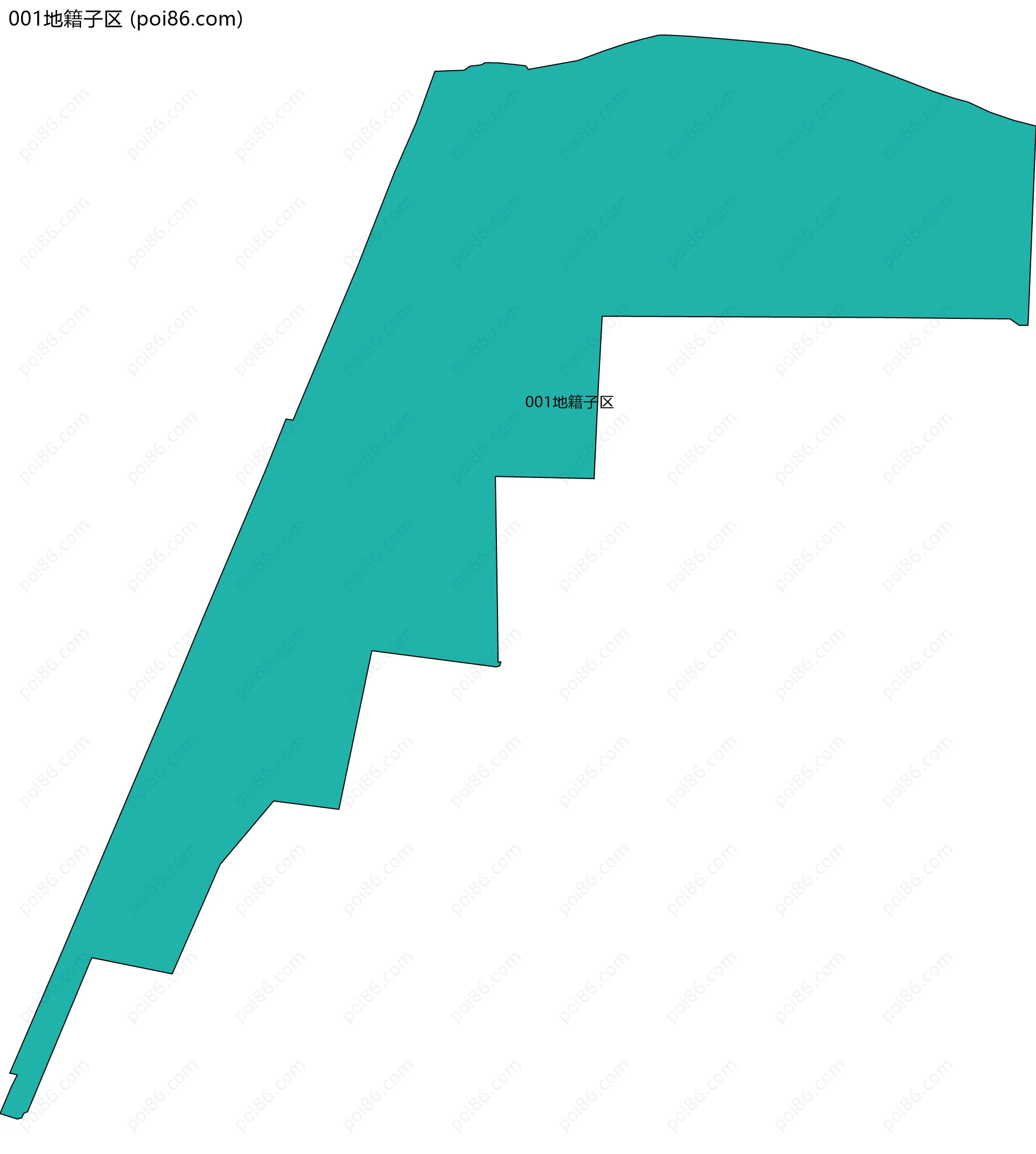 001地籍子区边界地图