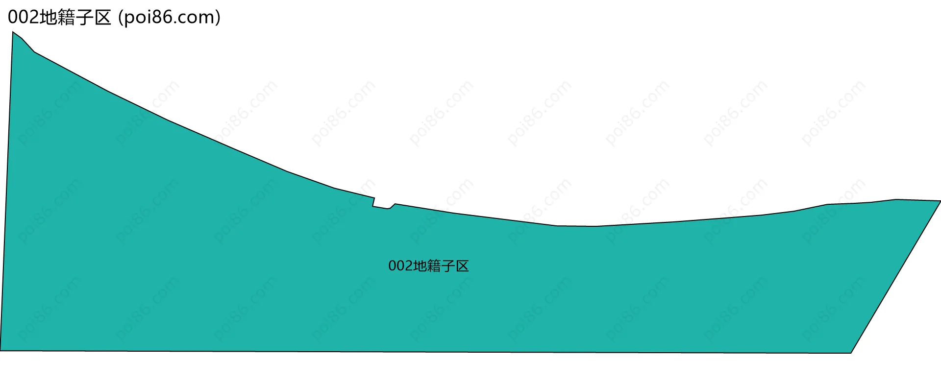 002地籍子区边界地图