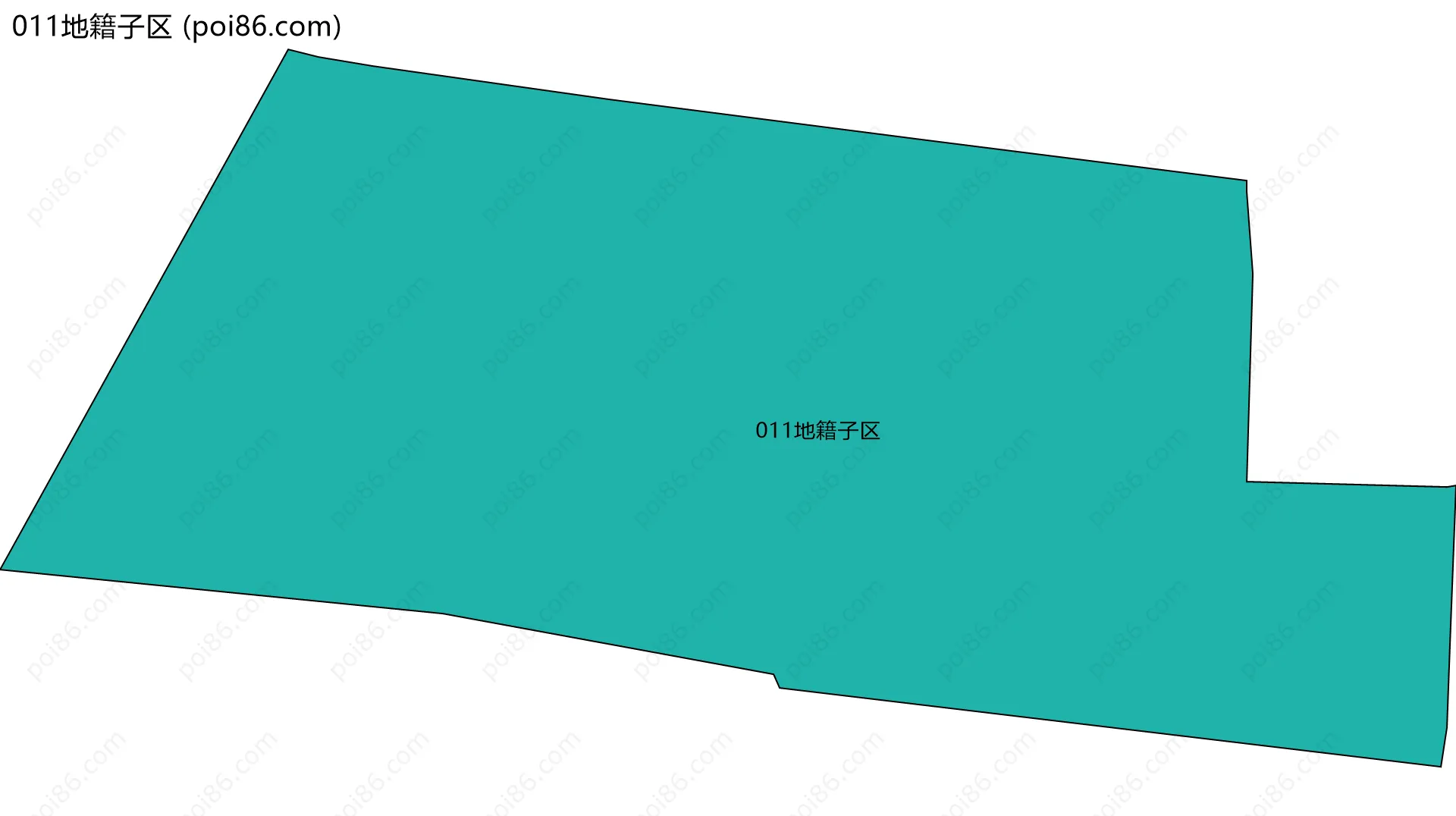 011地籍子区边界地图