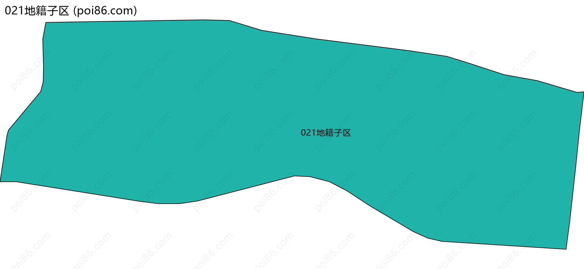 021地籍子区边界地图